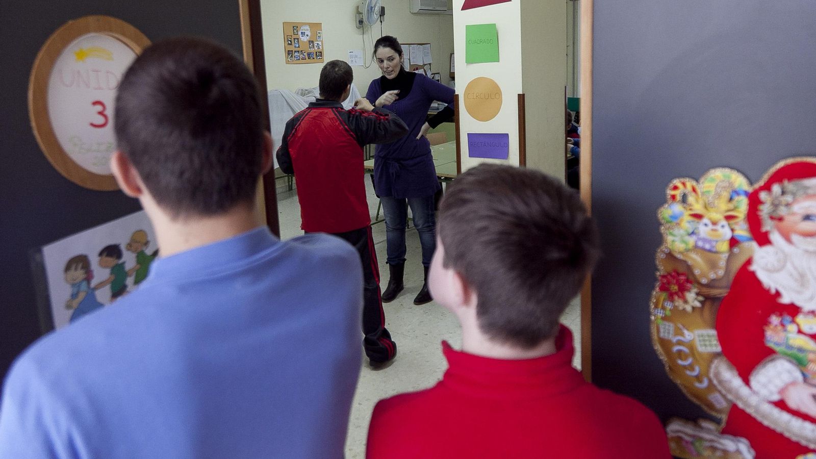 Alumnado de Educación Especial durante su jornada lectiva en uno de los centros educativos de Andalucía