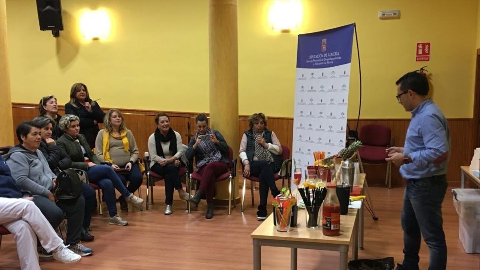 Taller celebrado en Lubrín.