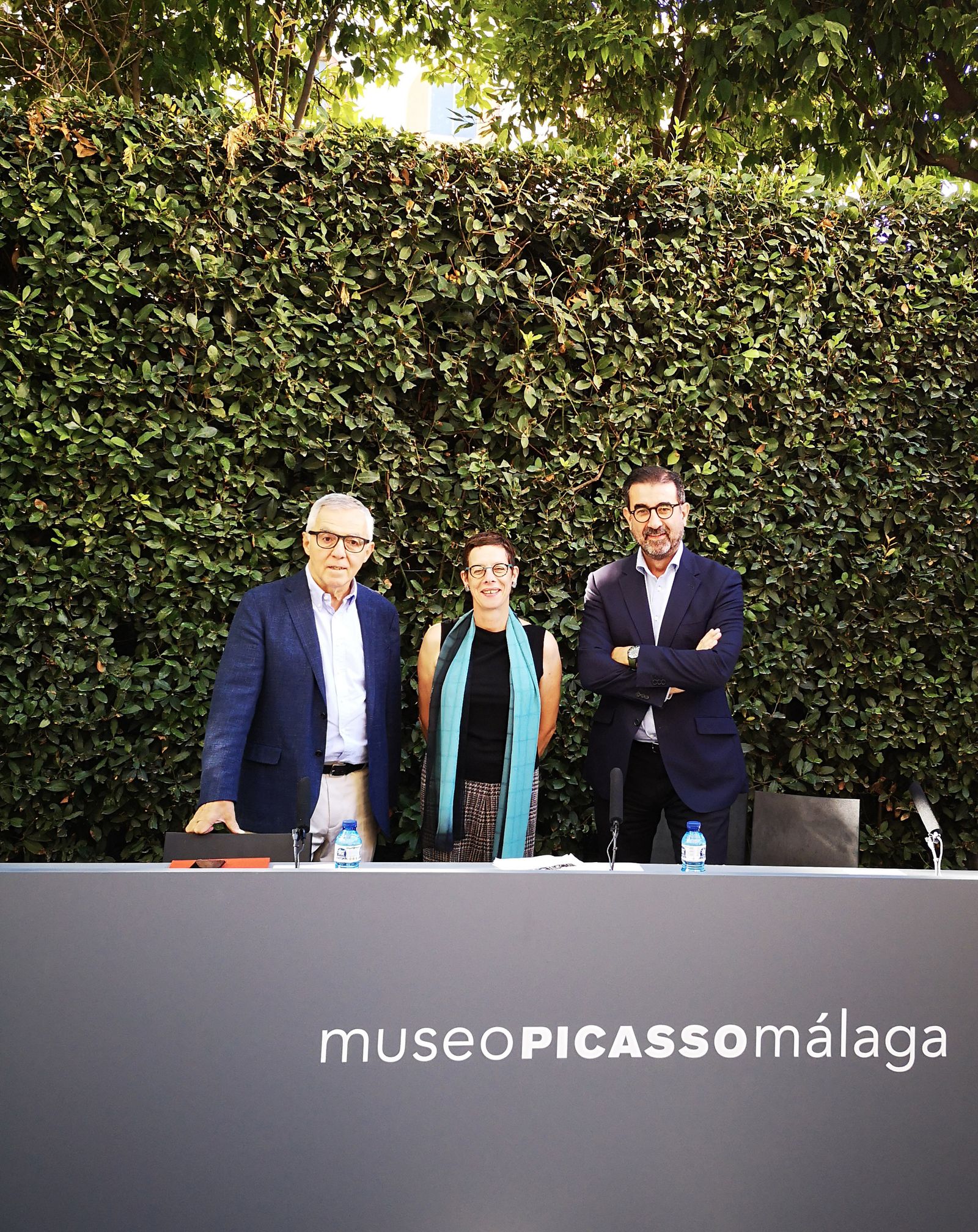 Lebrero, Louyot y Luna, este miércoles, en la presentación del seminario.