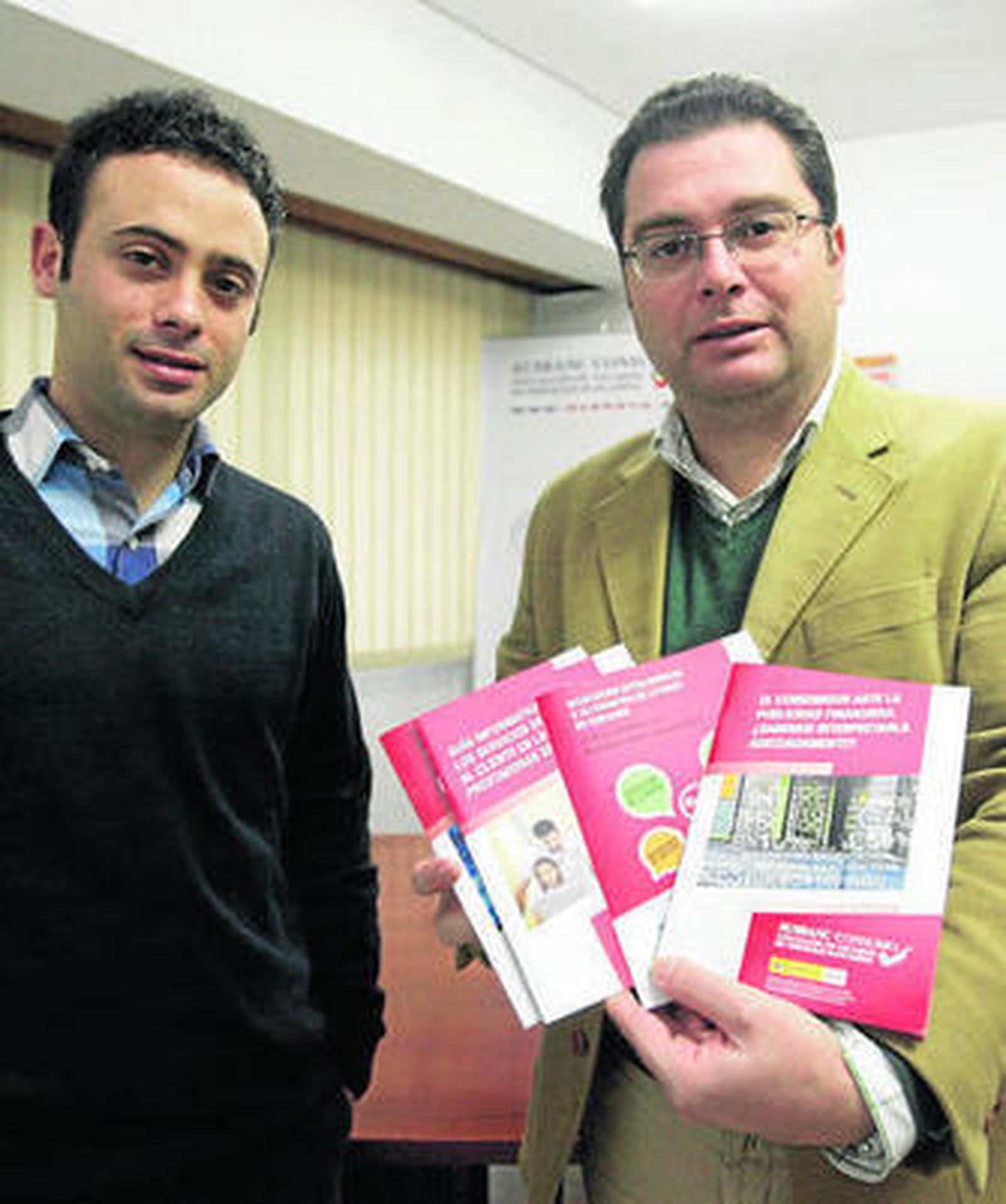 González-Astolfi, a la derecha, con las cuatro guías.