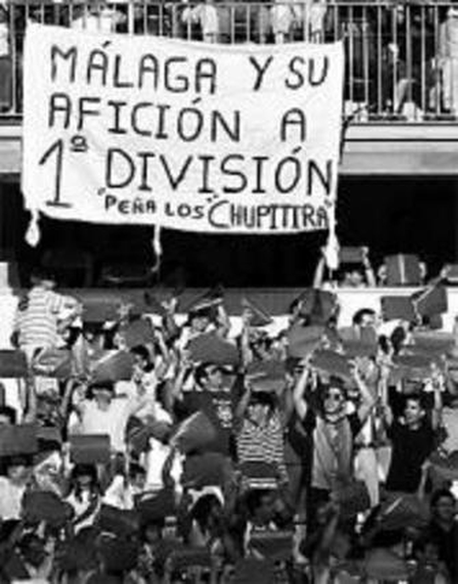 Aficionados en La Rosaleda.