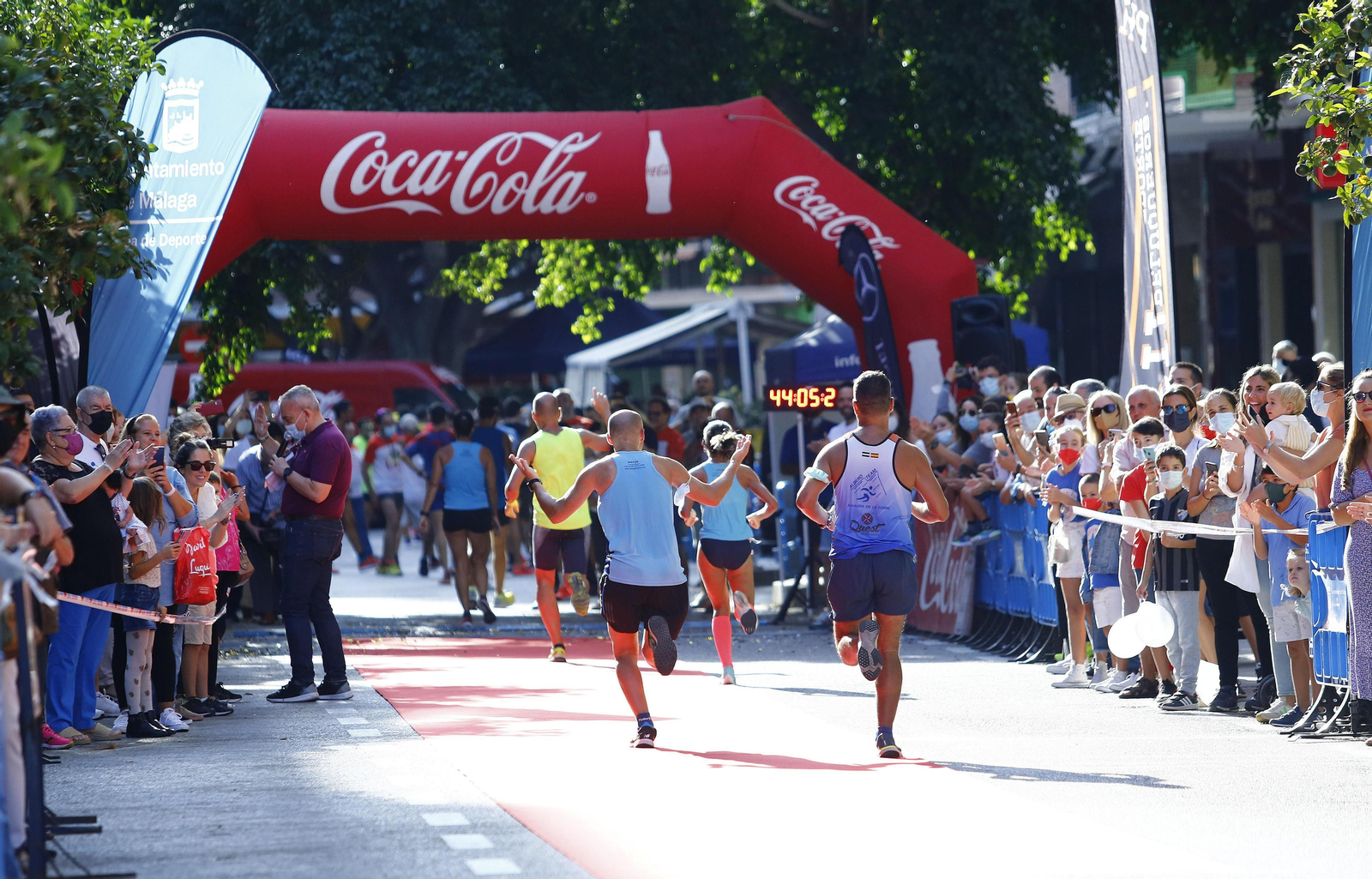 Las fotos de la primera carrera urbana en Málaga tras la pandemia Las fotos de la primera carrera urbana en Málaga tras la pandemia