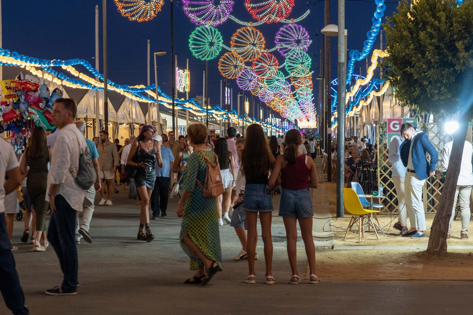 Colombinas 2025: Imágenes del ambiente el sábado 2 de agosto en las Fiestas Colombinas