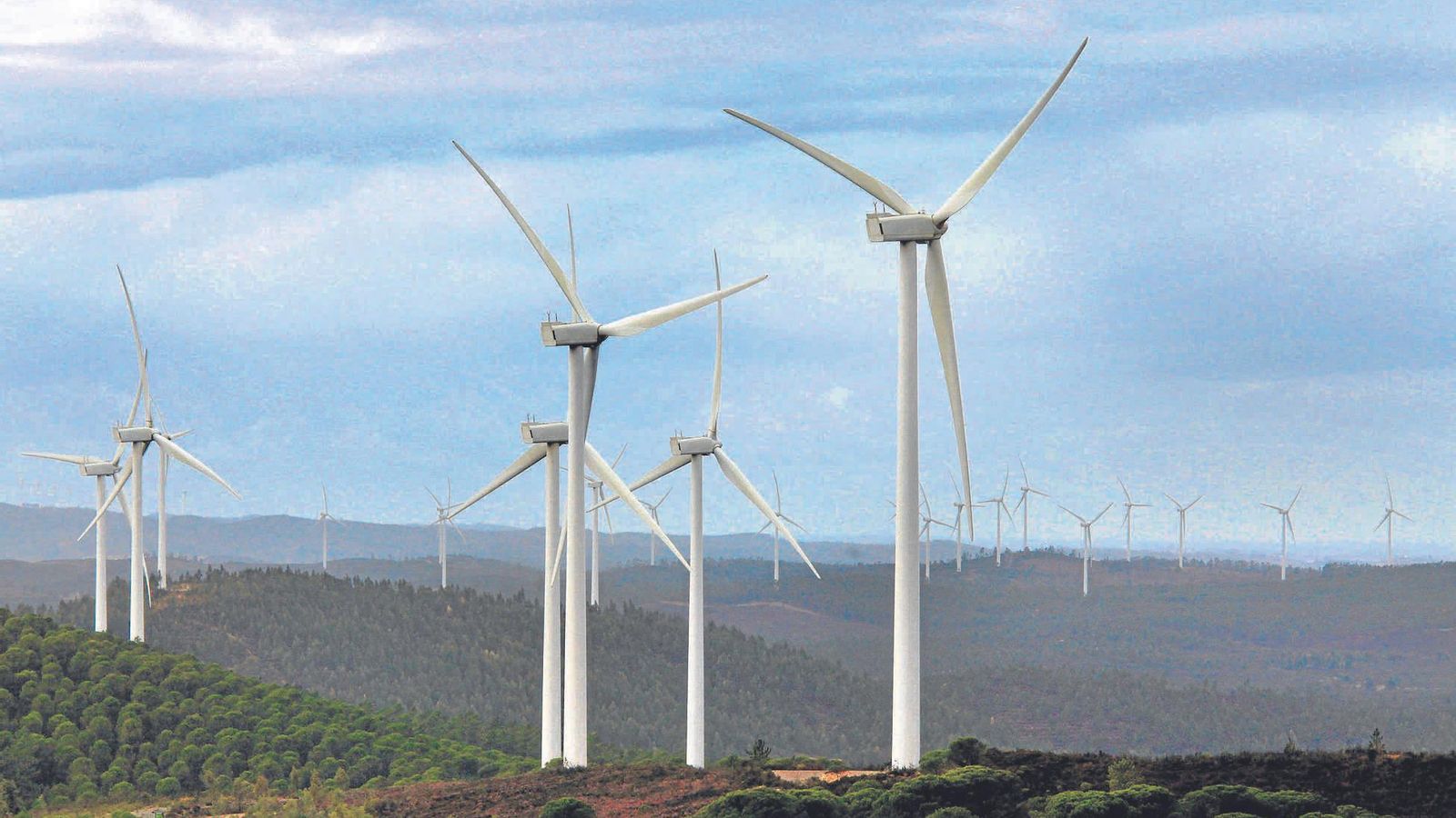 Parque eólico Andévalo Huelva.