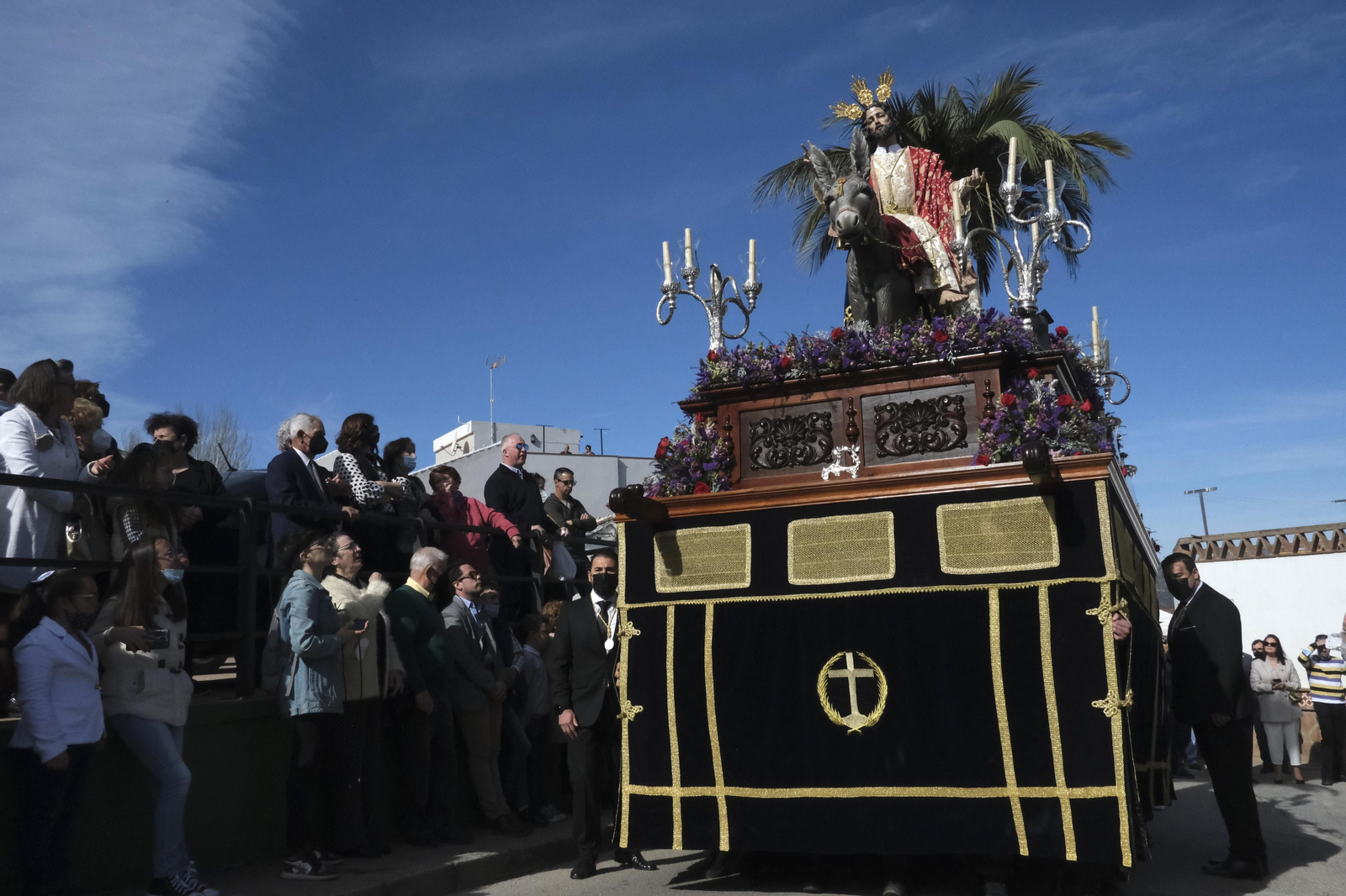 Nueva imagen de Nuestro Padre Jesús en su Entrada Triunfal en Jerusalén.