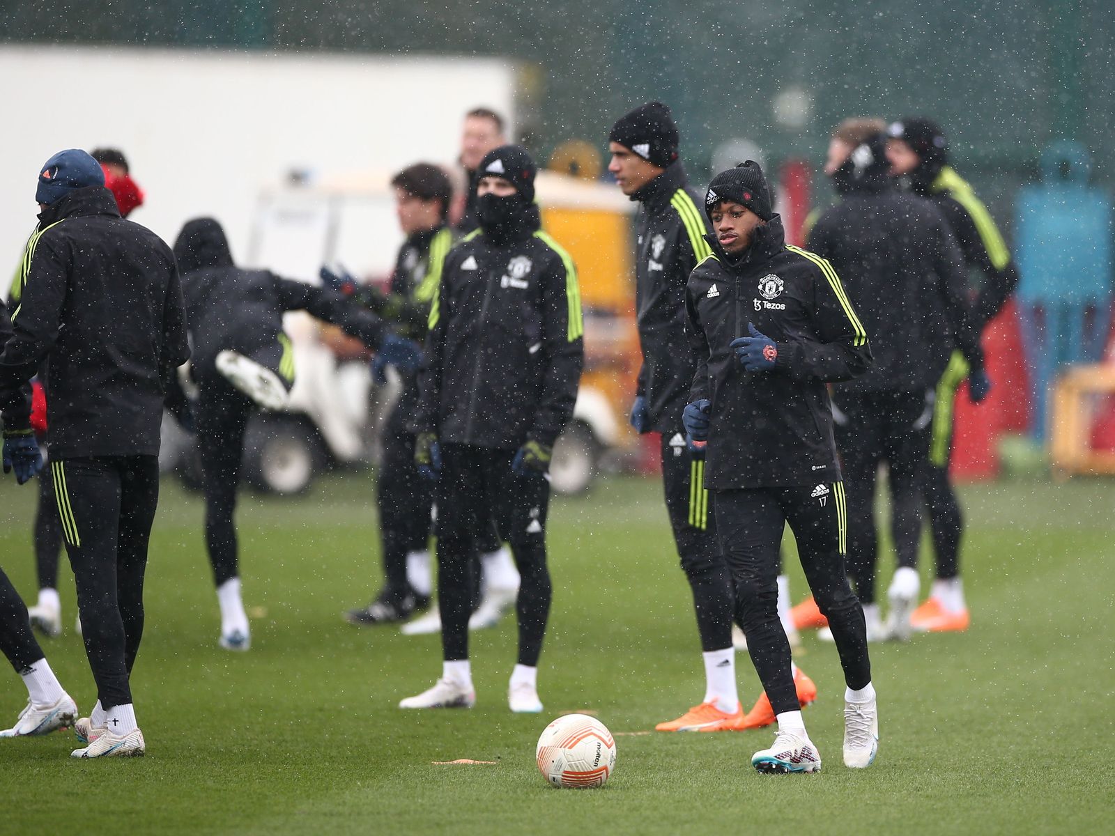 Las fotos previas del Manchester United - Betis