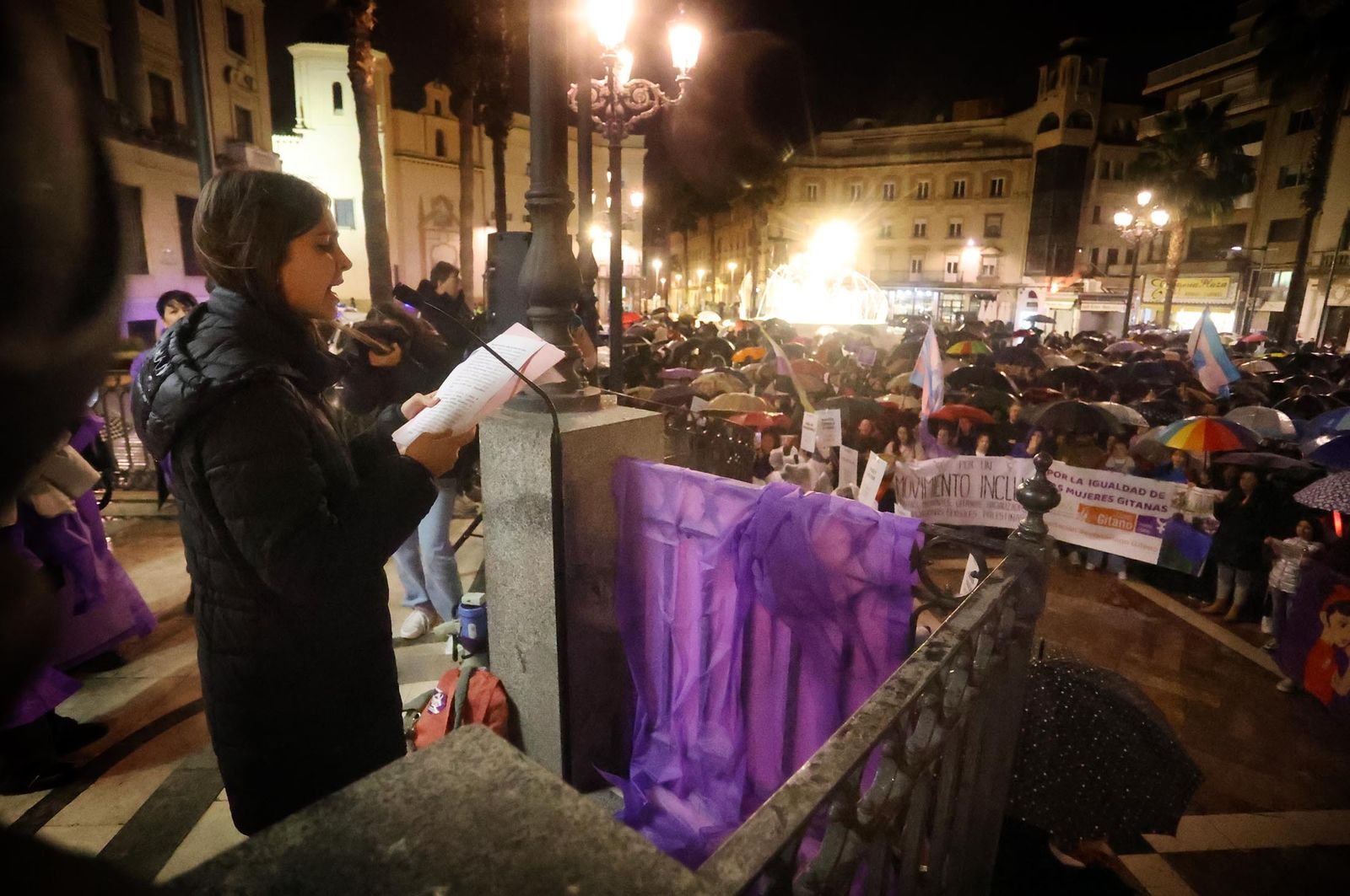 Imágenes de la manifestación del 8M en Huelva