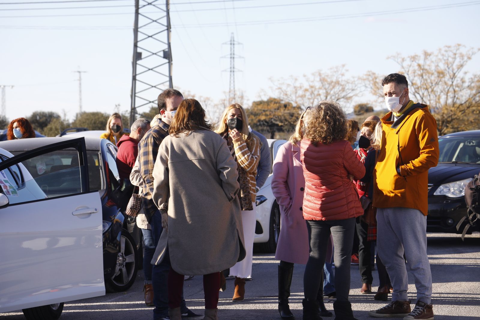 Las fotografías de la marcha lenta entre Córdoba y Badajoz para exigir la autovía A-81