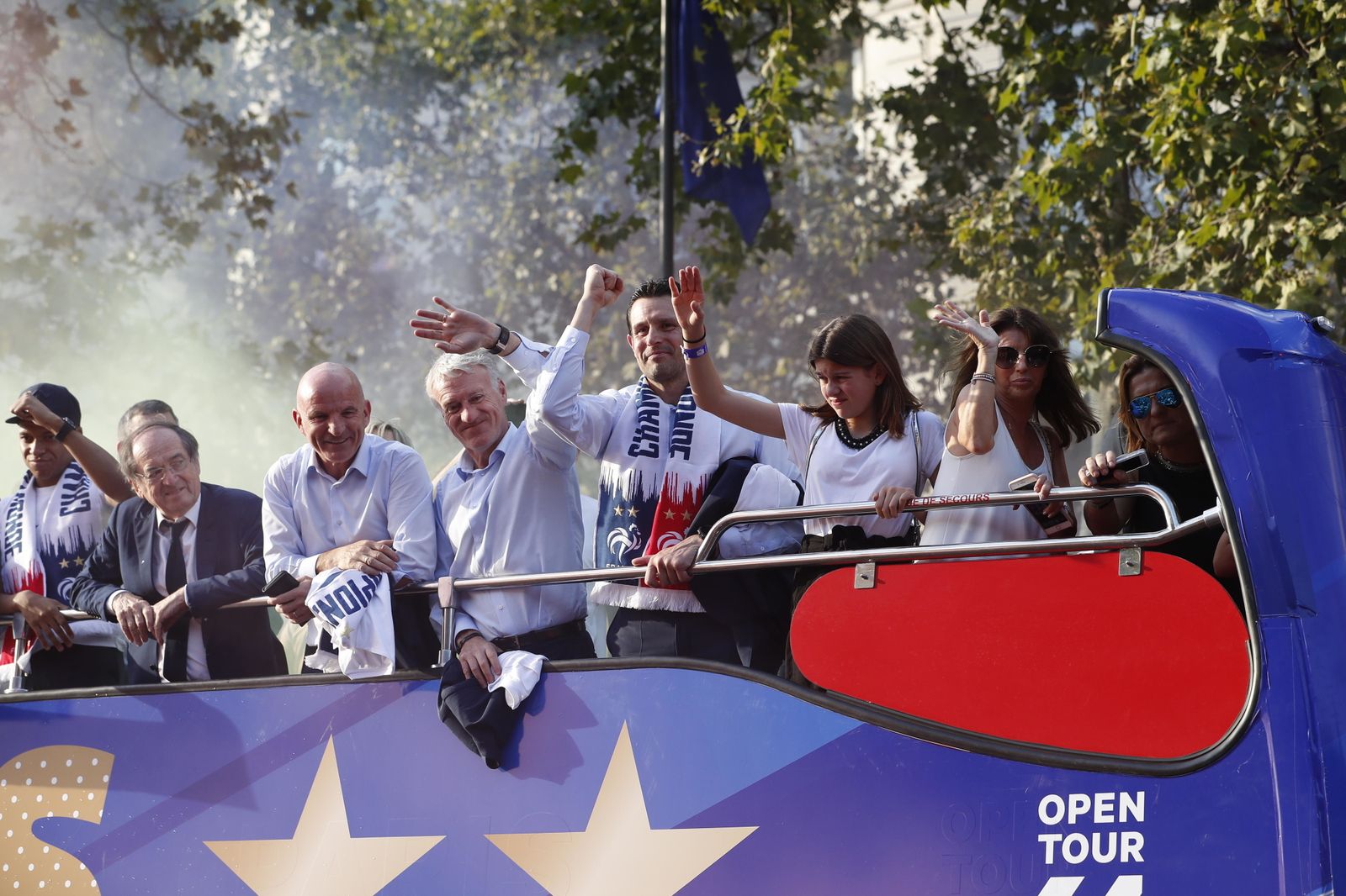Francia celebra el triunfo de su selección en el Mundial