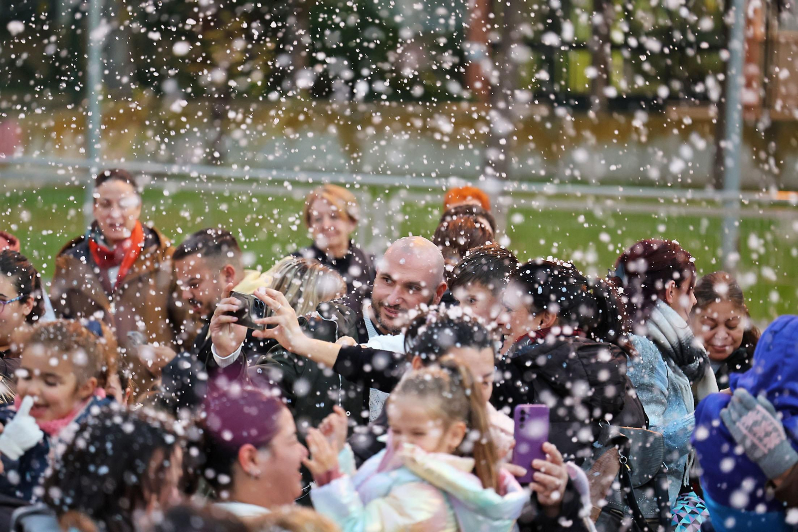 Imágenes de la última nevada de la Navidad en Huelva