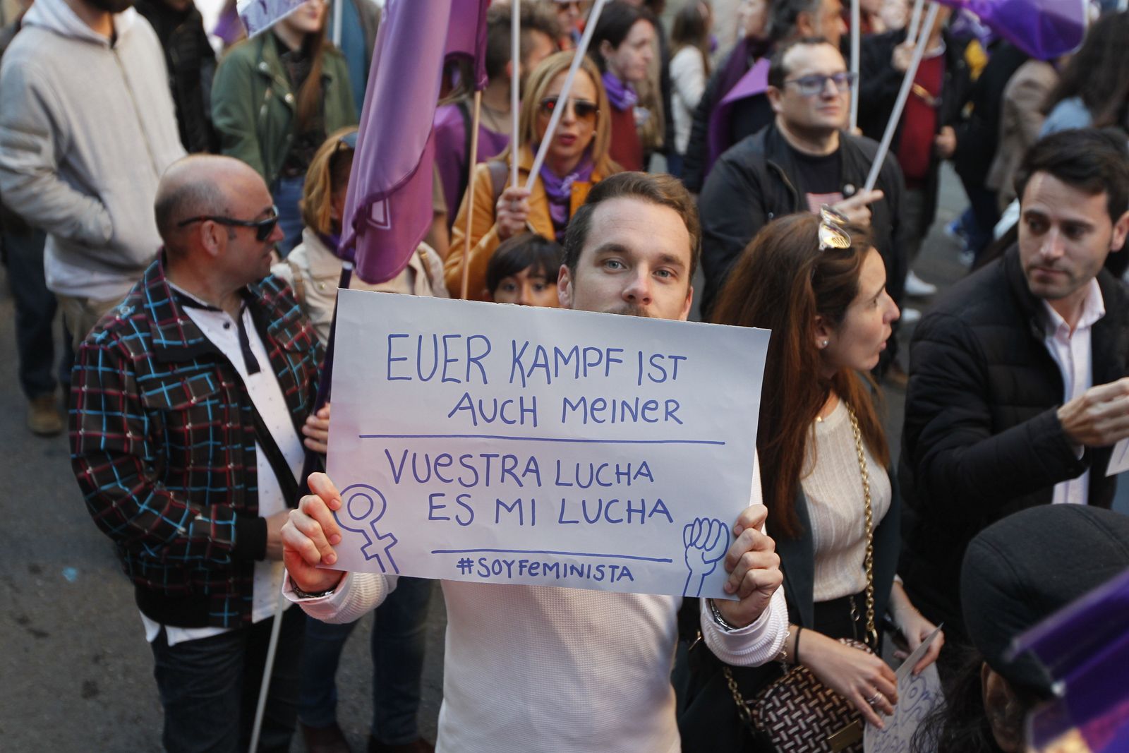 Fotogalería manifestación Día Internacional de la Mujer