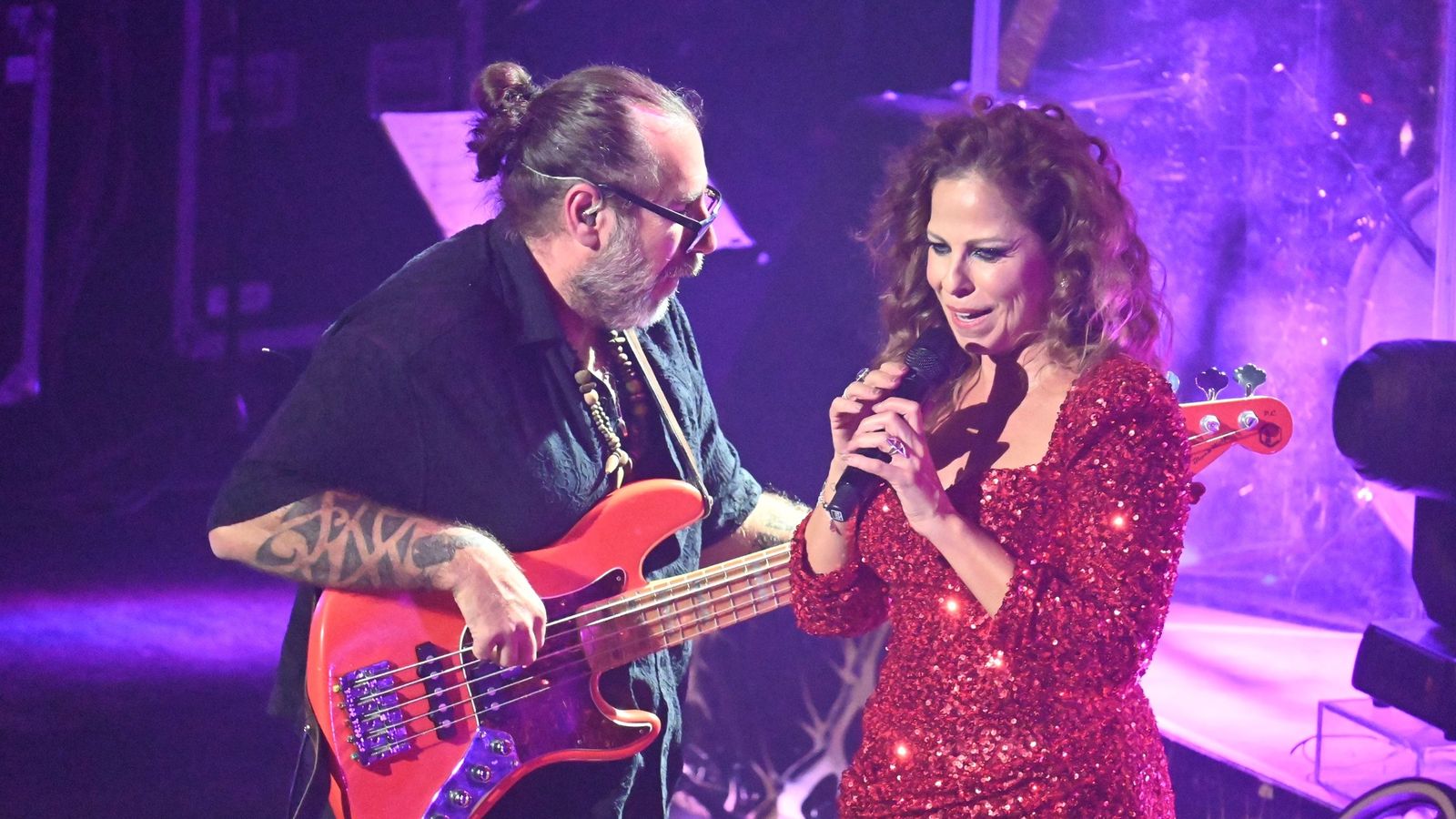 La artista mostró su portentosa voz en el concierto.