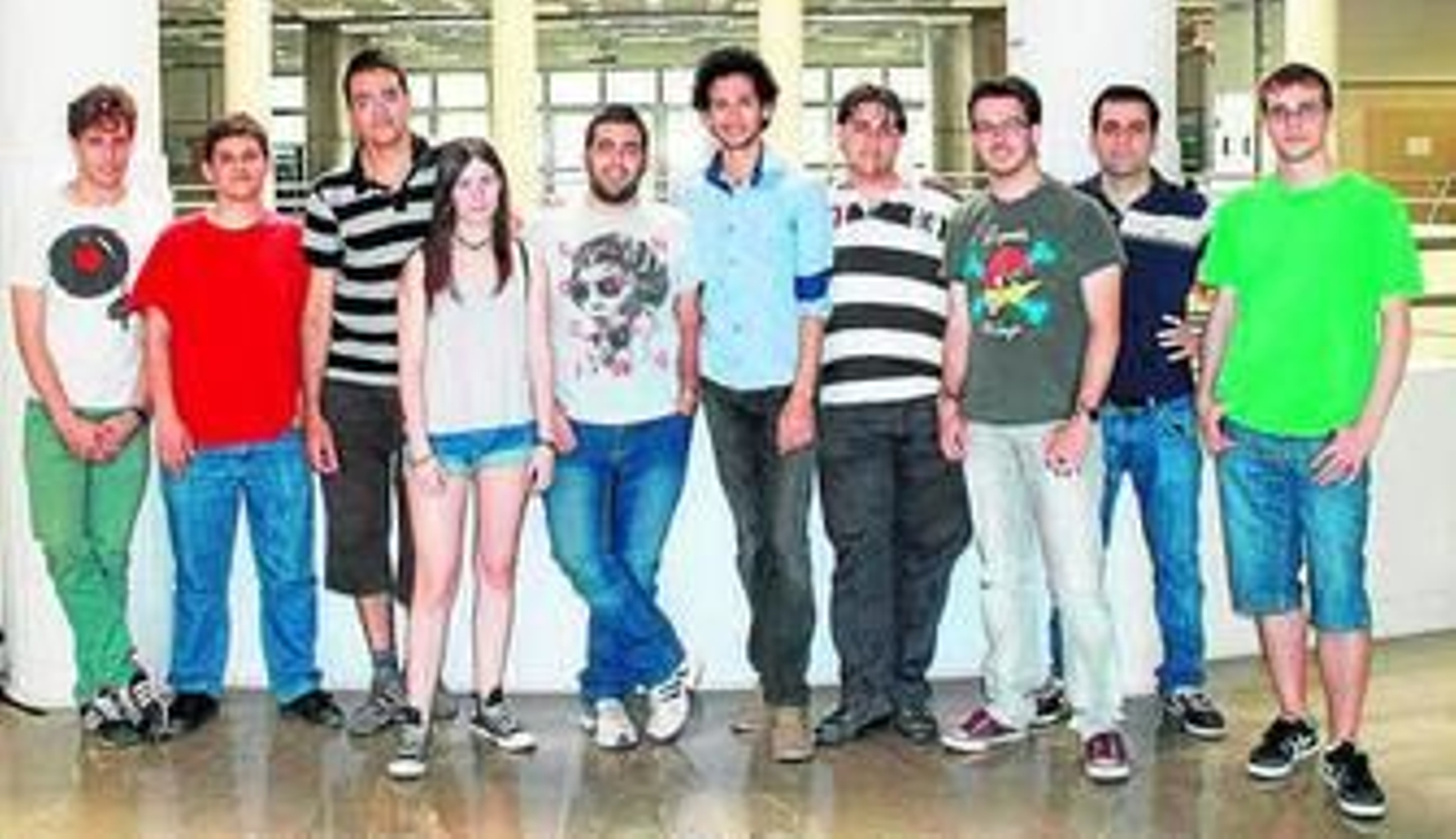 Grupo de fundadores de la rama del IEEE en la Universidad de Granada.
