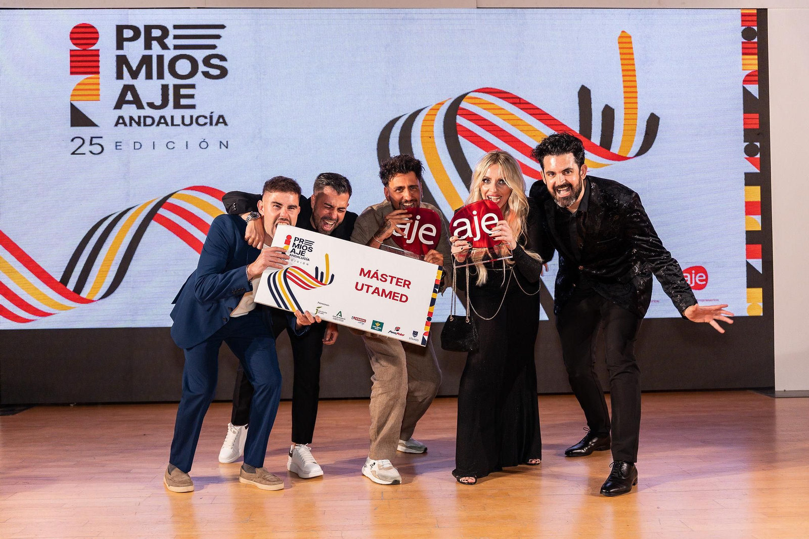 Así fue la mágica noche de entrega de los Premios AJE Andalucía, en imágenes