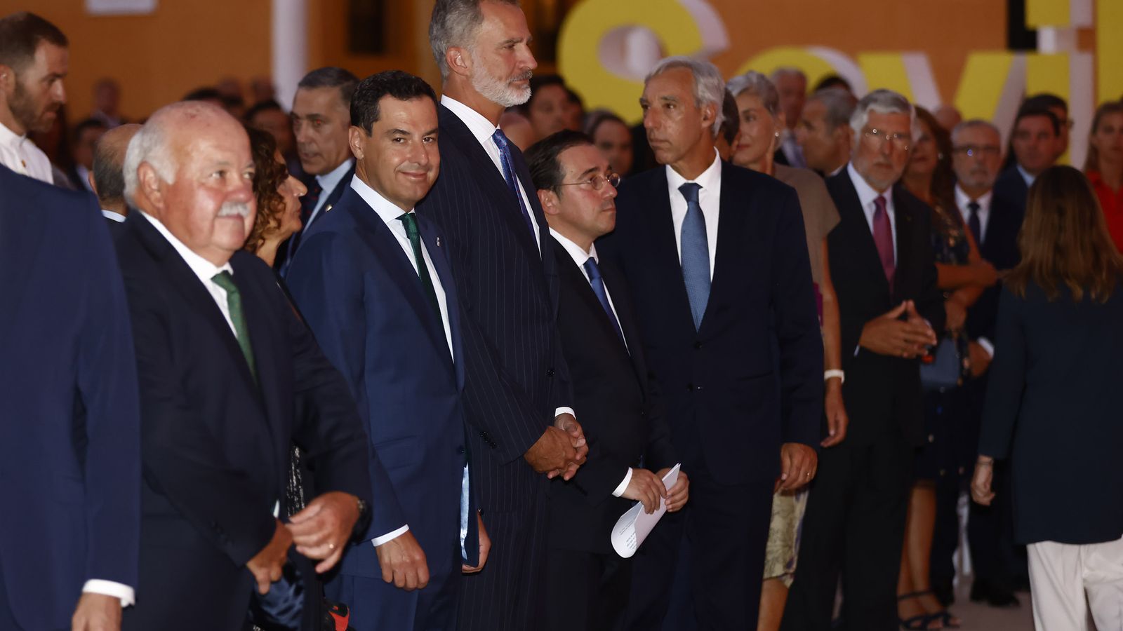 El Rey en el Alcázar de Sevilla con motivo de  los actos del V Centenario de Magallanes y ElCano