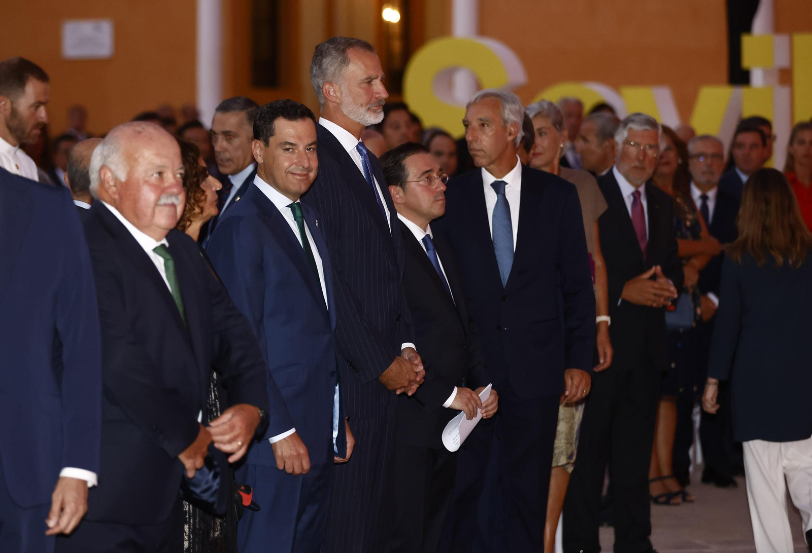 El Rey en el Alcázar de Sevilla con motivo de  los actos del V Centenario de Magallanes y ElCano, en imágenes