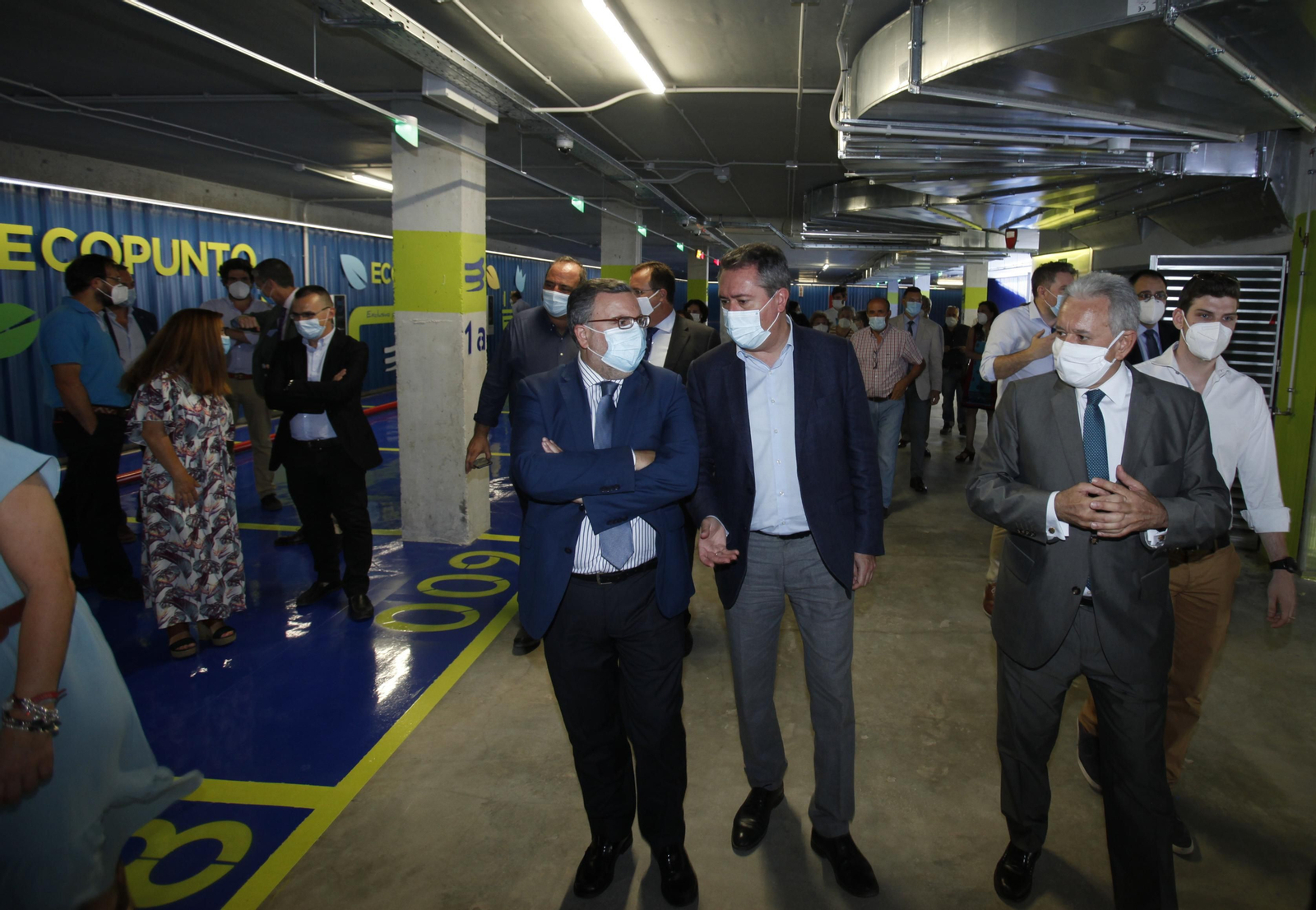 Inauguración del aparcamiento de Rafael Salgado de Bami