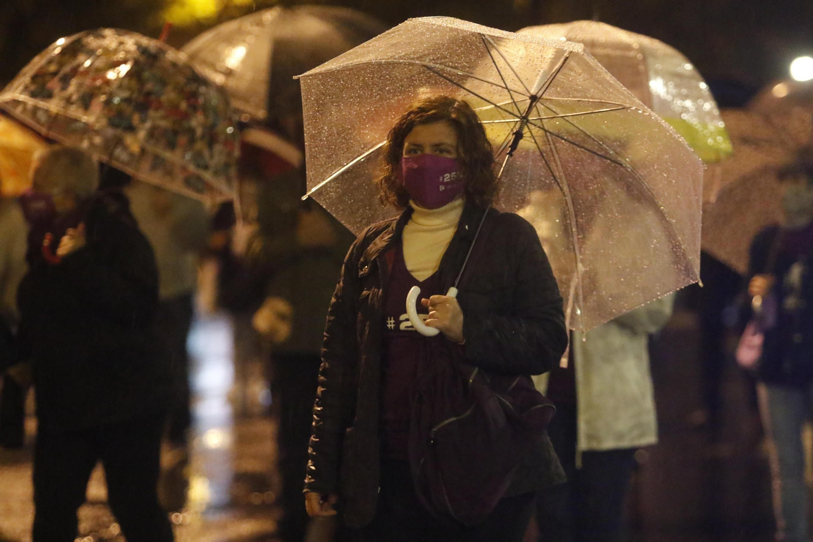 La manifestación del 25N, en fotografías