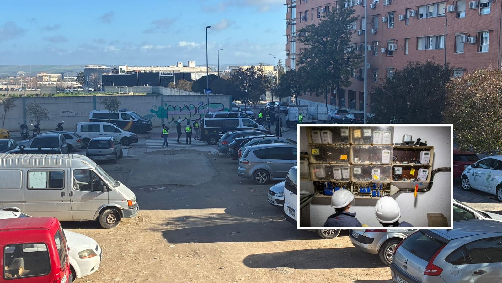 Revisión Endesa y Policía. / Imagen de archivo de una revisión.