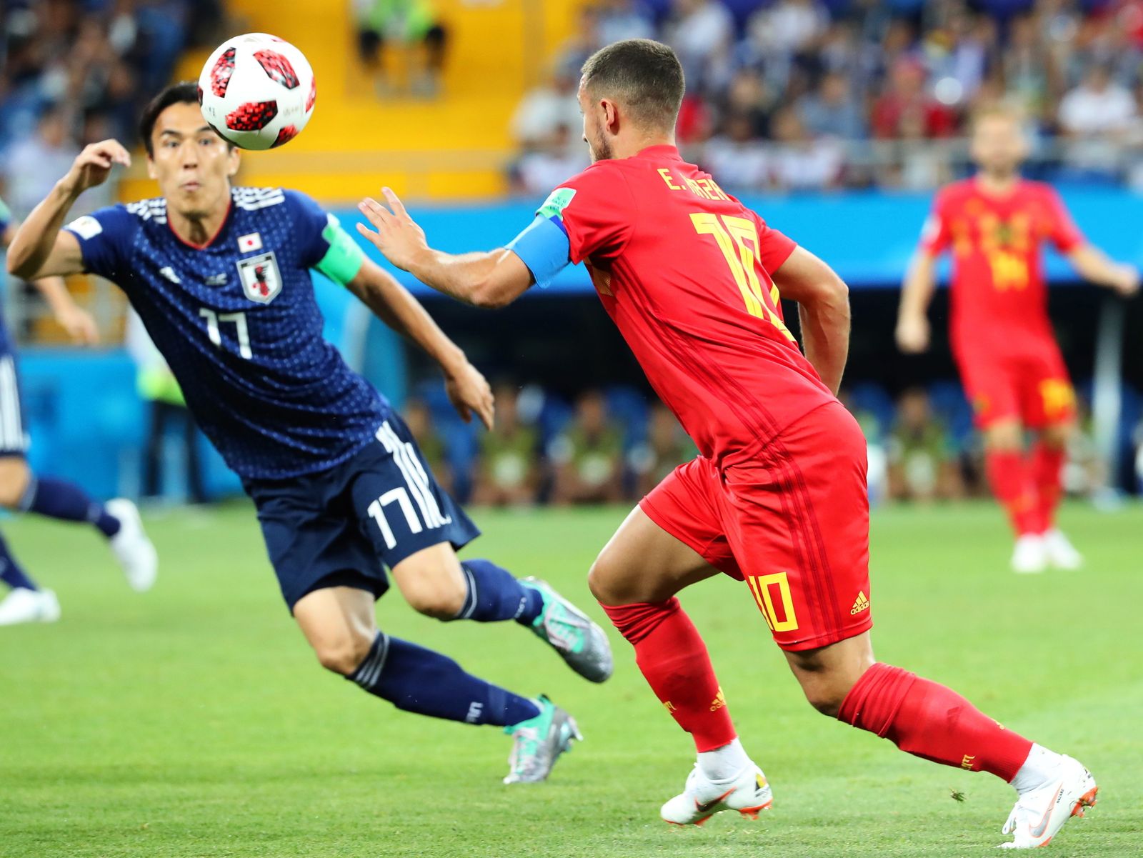 Las imágenes del Bélgica-Japón