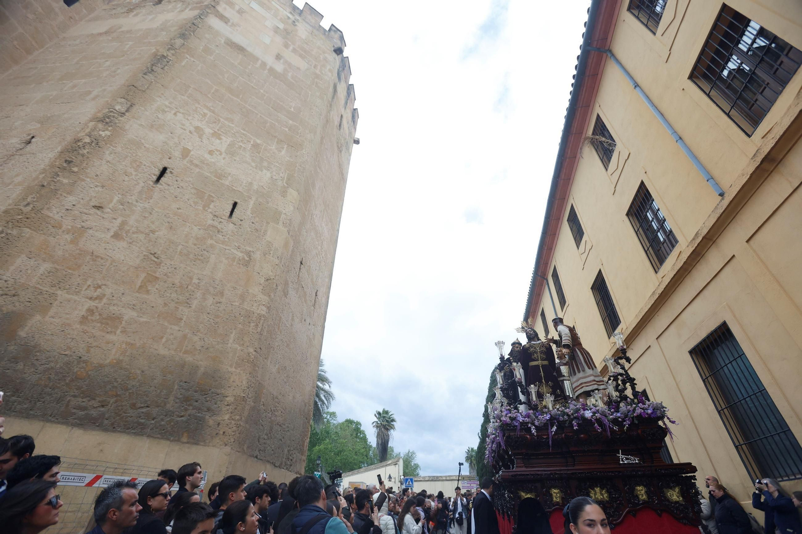 Las imágenes de la hermandad del Perdón  el Miércoles Santo en Córdoba