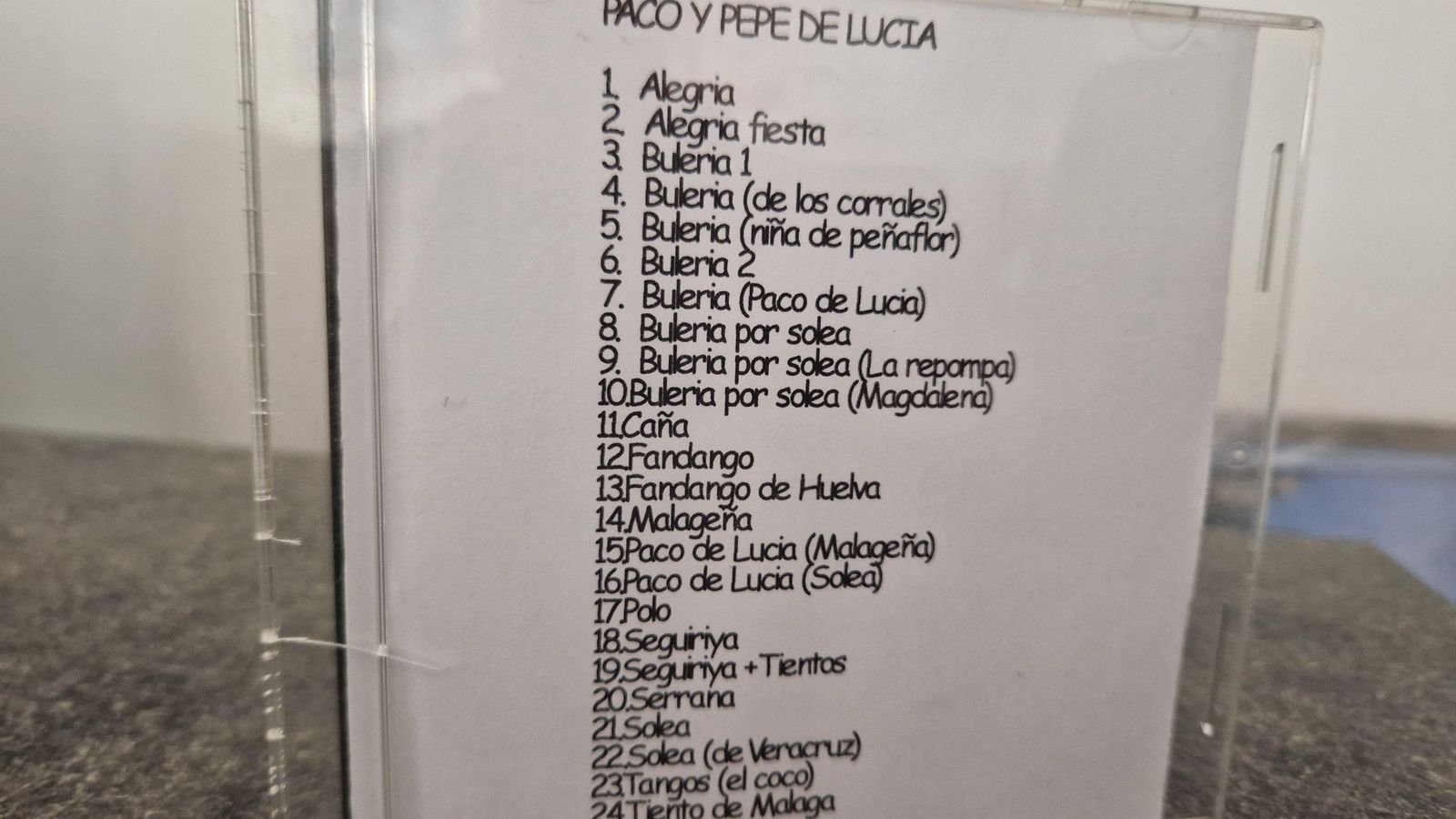 El CD de las grabaciones recuperadas.