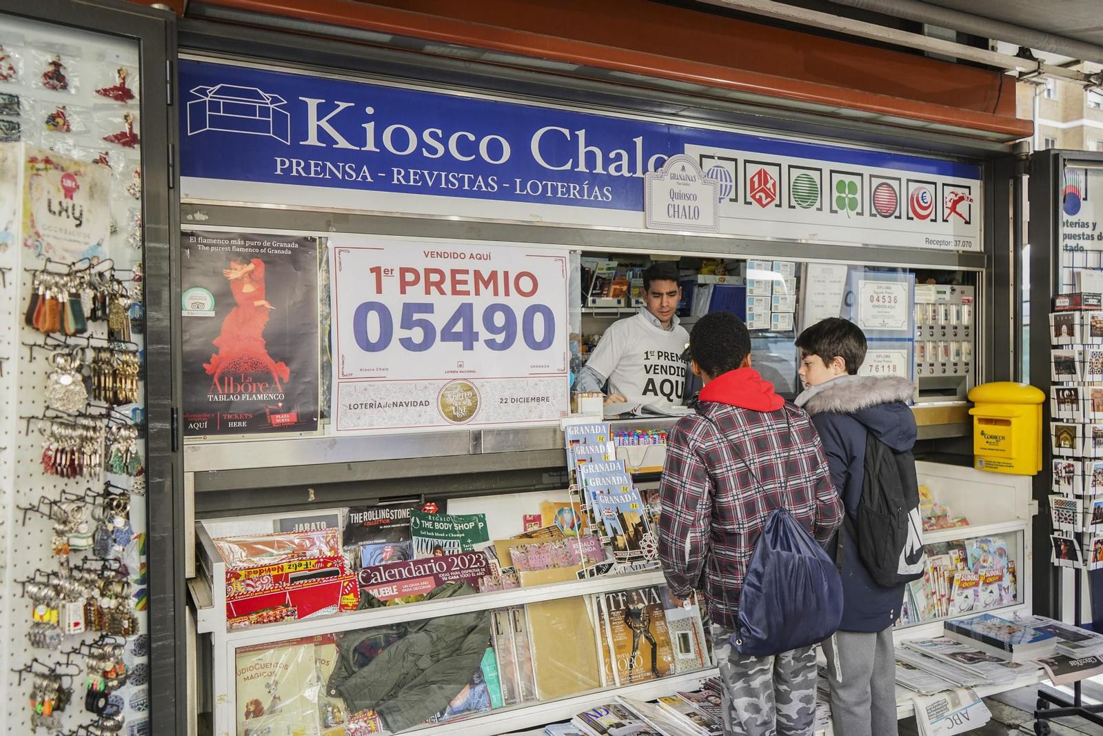 Así se ha celebrado el Gordo de la Lotería de Navidad en Granada capital