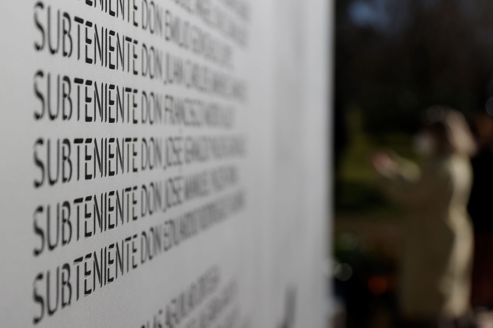 Vista del monumento en homenaje a las víctimas del Yak-42.