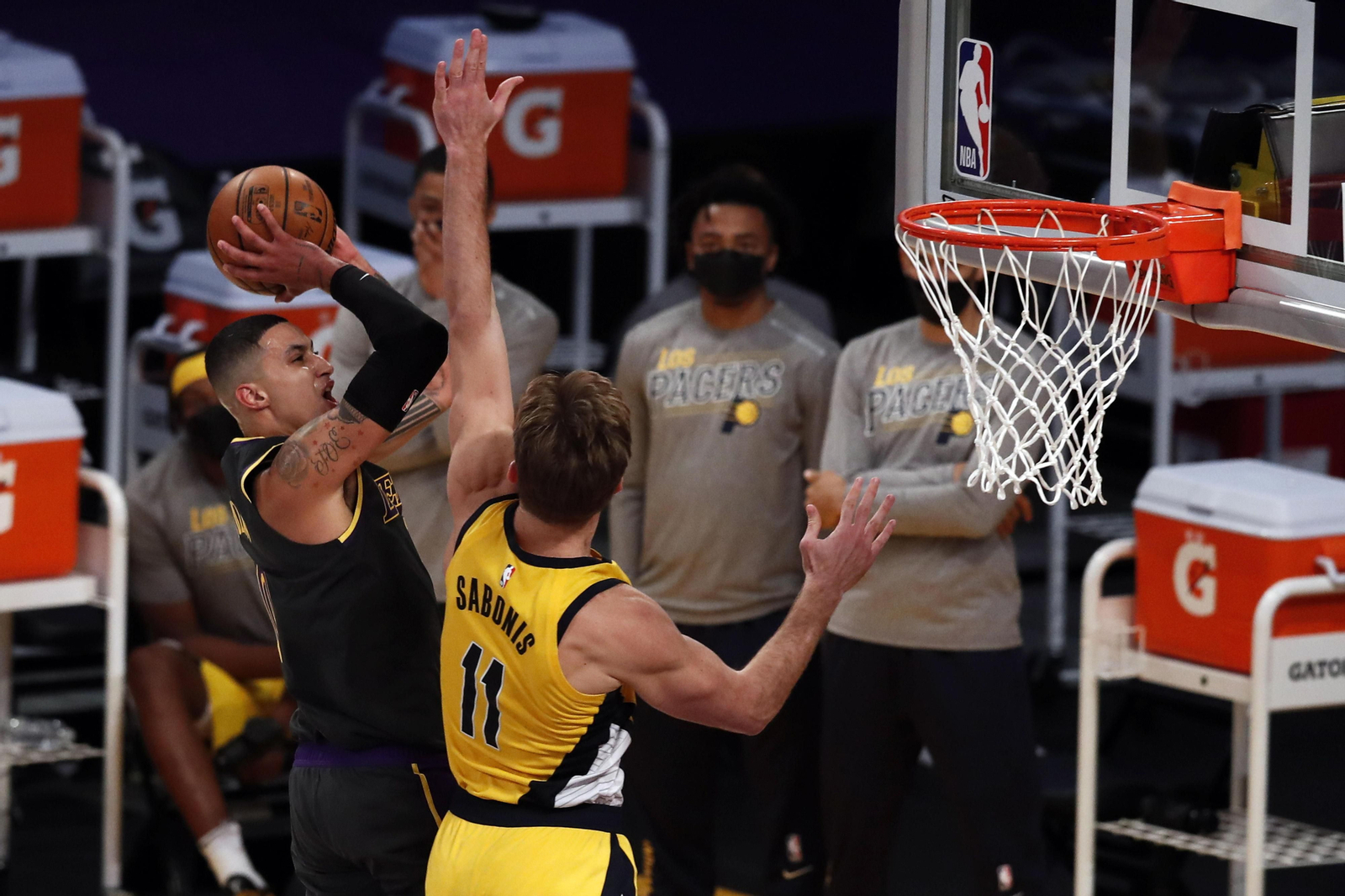 Las fotos de Domas Sabonis en el Los Angeles Lakers-Indiana Pacers Las fotos de Domas Sabonis en el Los Angeles Lakers-Indiana Pacers