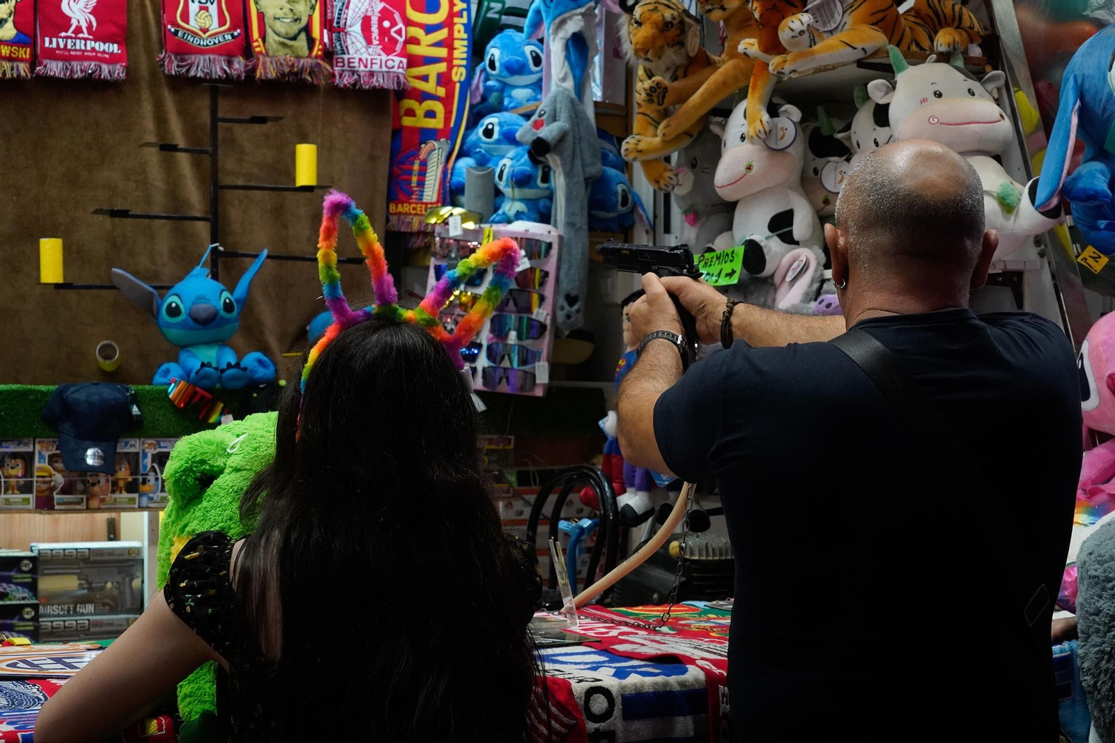 Imágenes del ambiente de Colombinas el día 3 de agosto