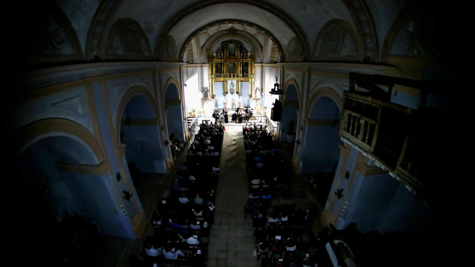 La Iglesia del Convento de San Luis acogió el concierto de Al Ayre Español.