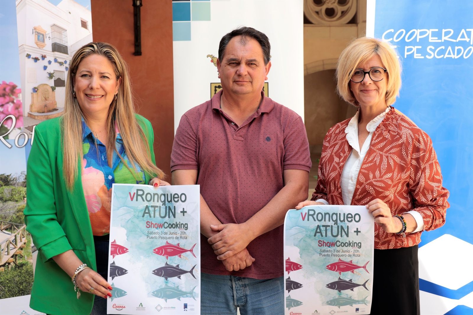 La presentación pública del V Ronqueo del Atún y Show Cooking, que se celebrará este sábado en Rota.