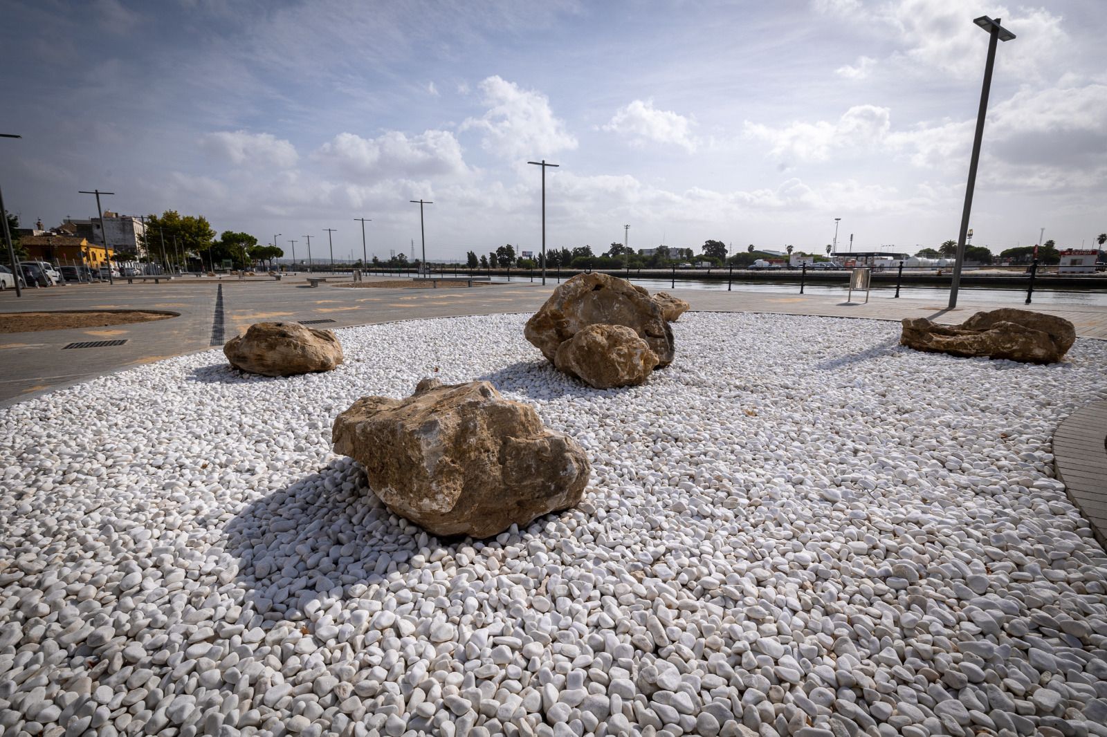 Las obras del paseo fluvial portuense, en imágenes