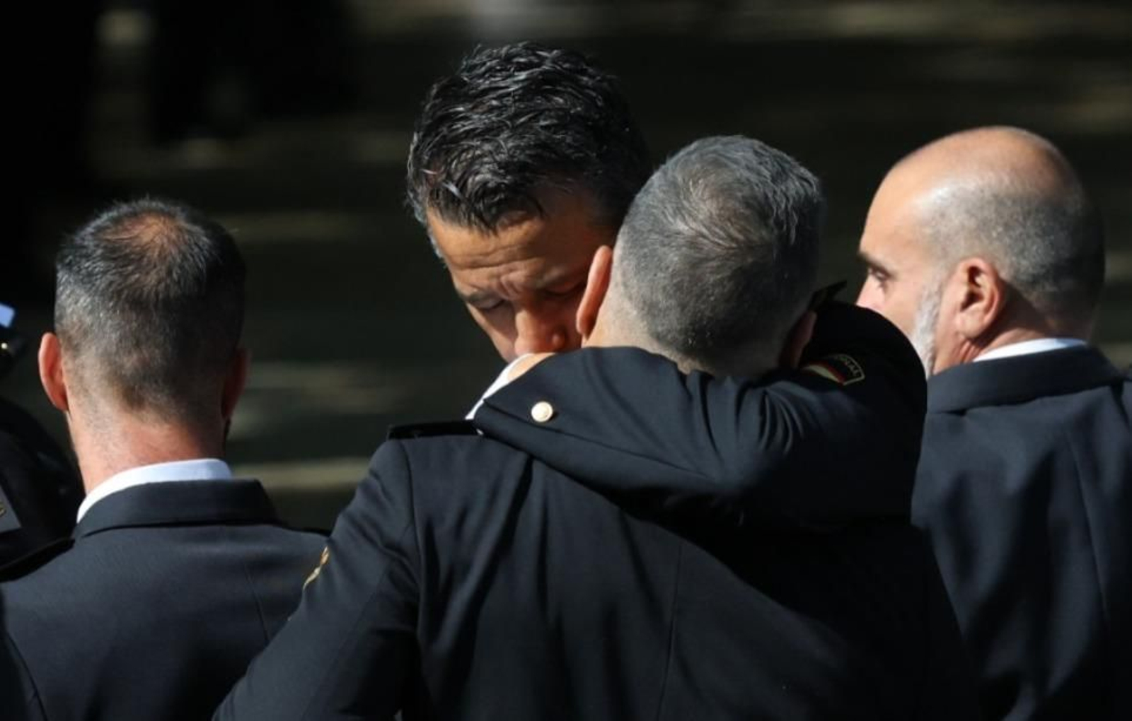 Las fotos de la despedida de Antonio, el policía del grupo Gotham fallecido