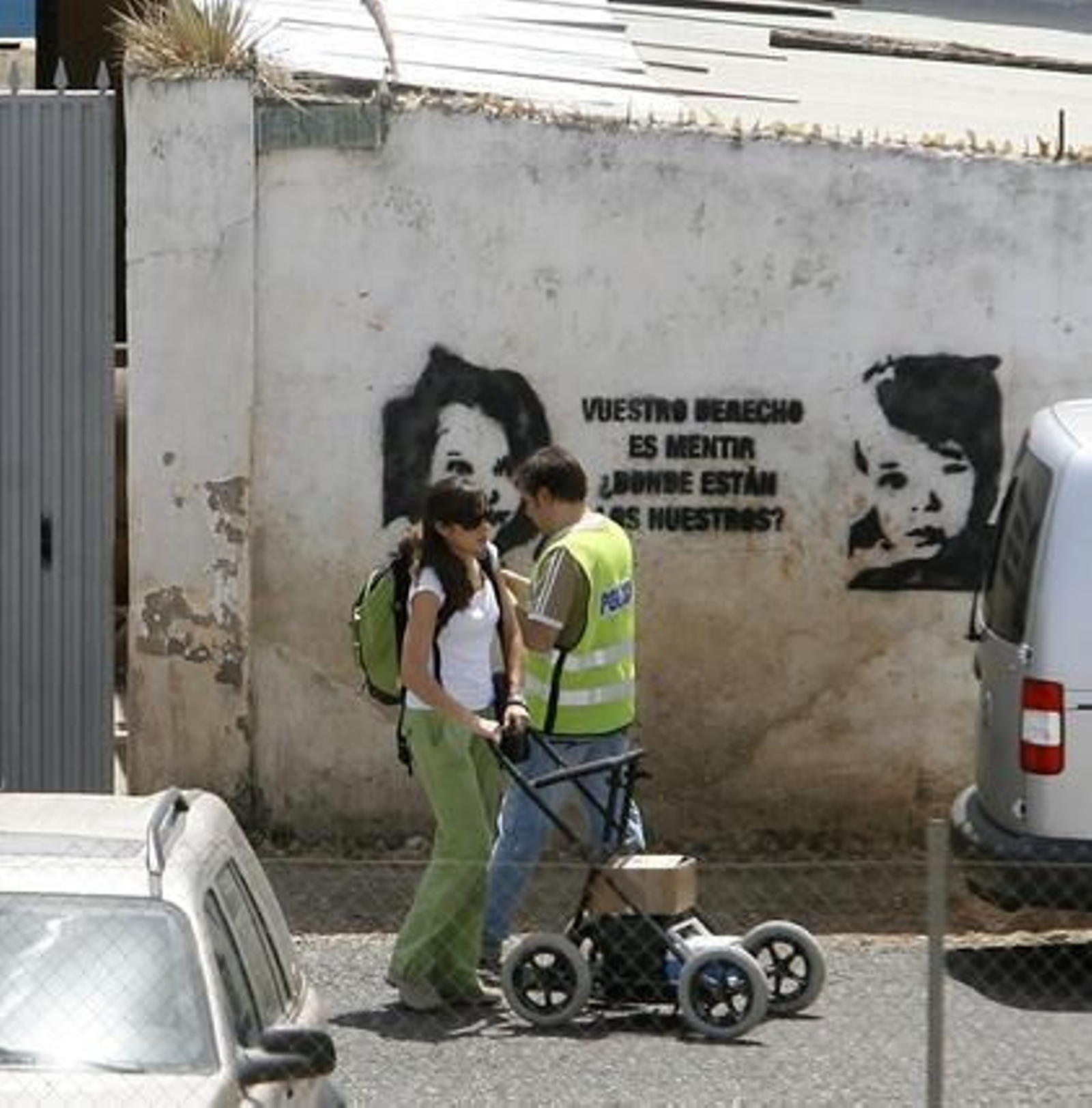 Puerta de la finca de Las Quemadillas.