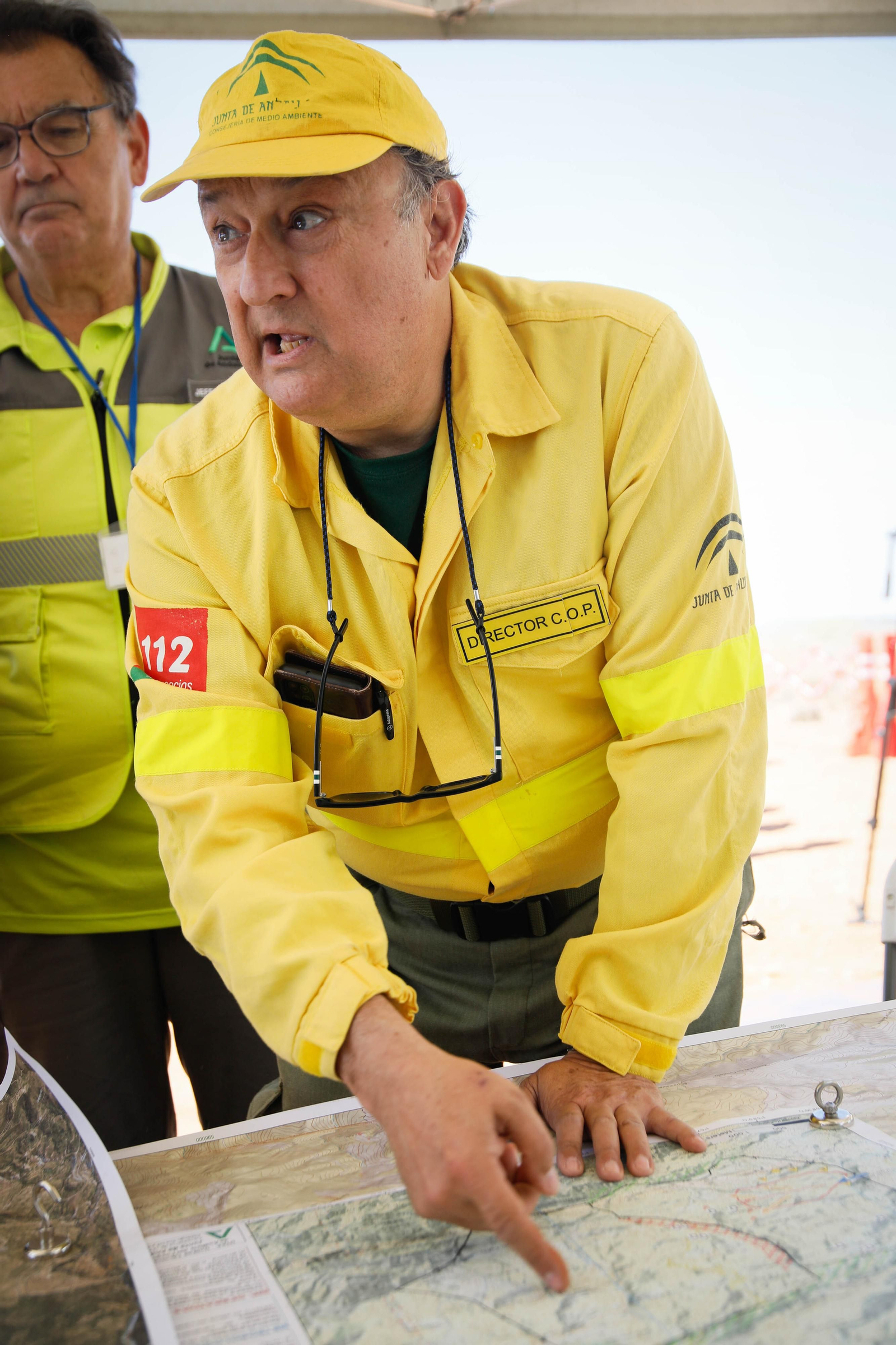 Así se ha vivido el simulacro de incendio forestal en Turre