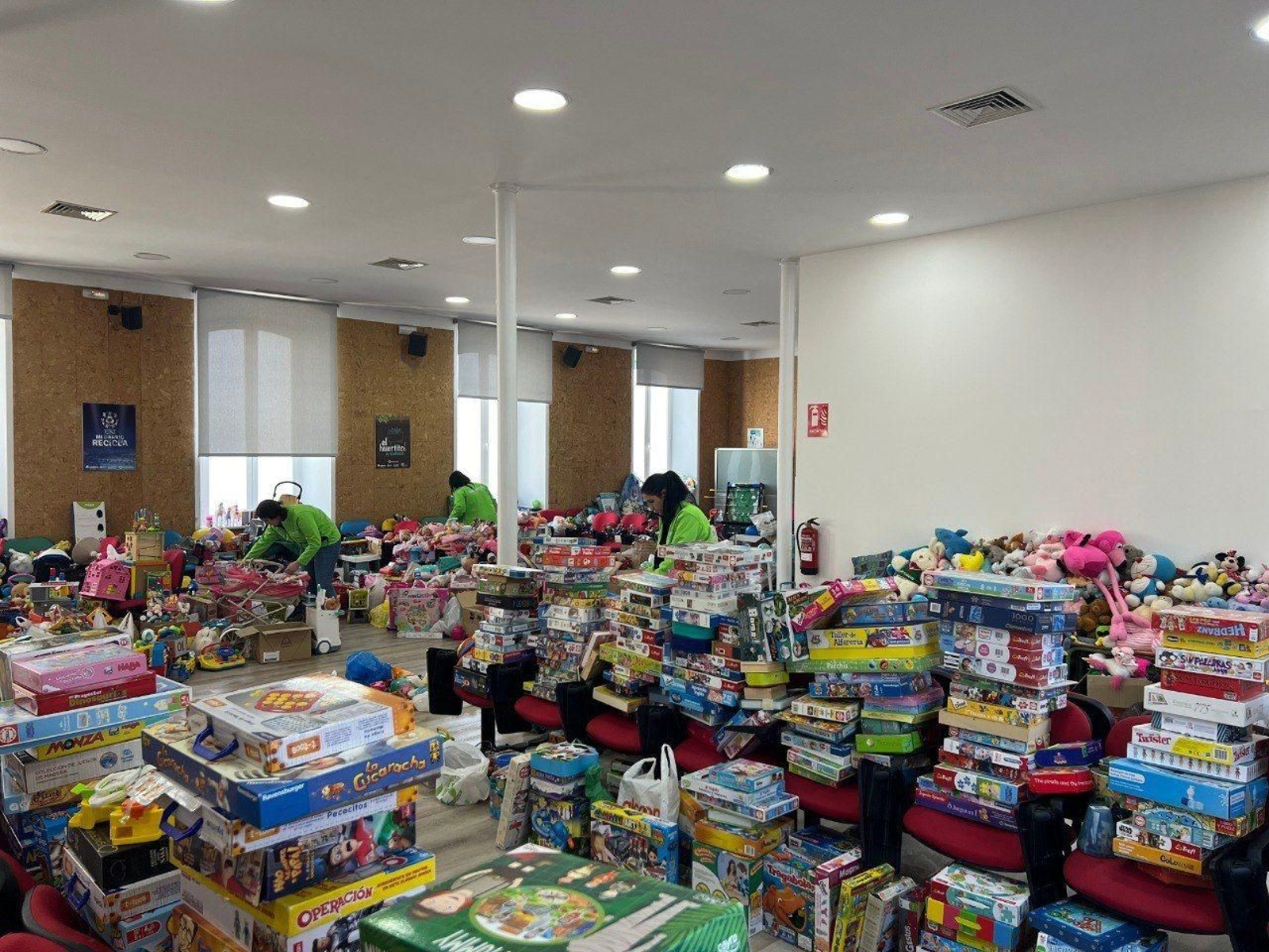 Juguetes recogidos por Sadeco en la pasada campaña navideña.