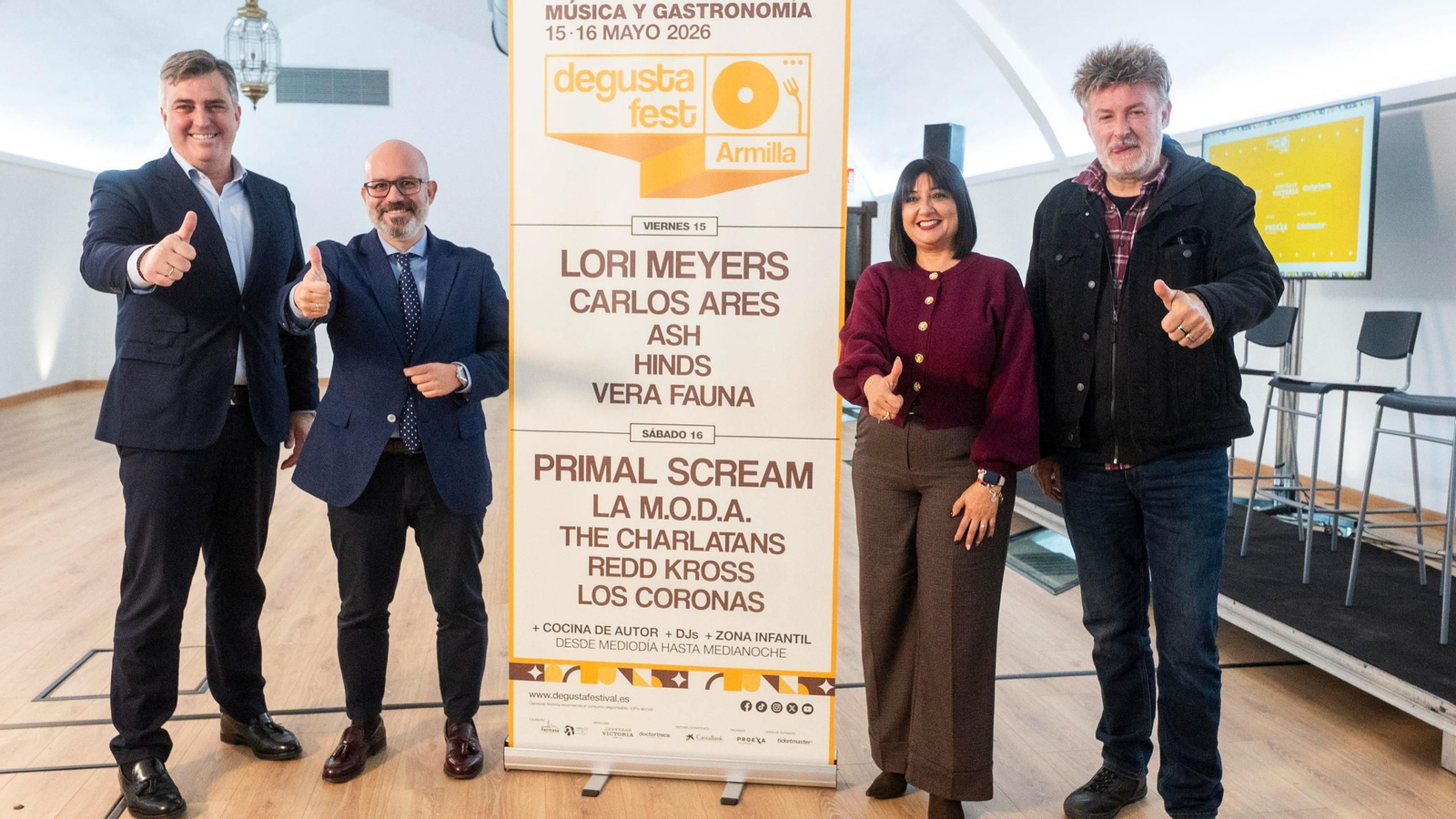 Presentación oficial del cartel completo de Artistas de Degusta Fest Armilla 2026