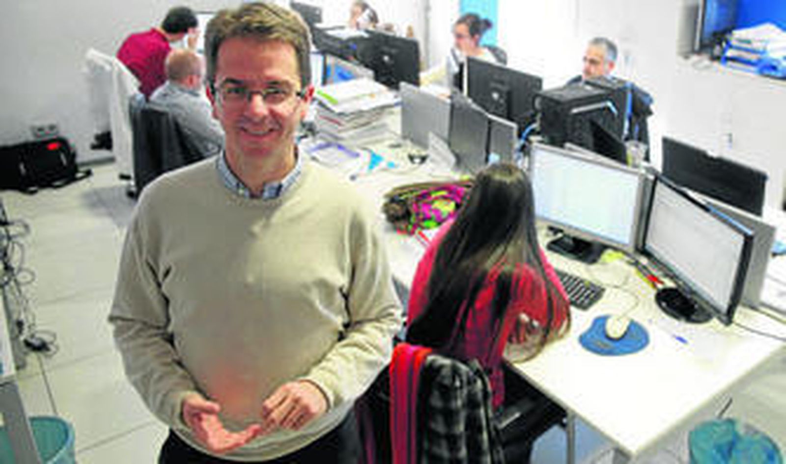 Gerardo Romero, consejero delegado y uno de los fundadores de la empresa, posa en la sede de la compañía en el PTA.