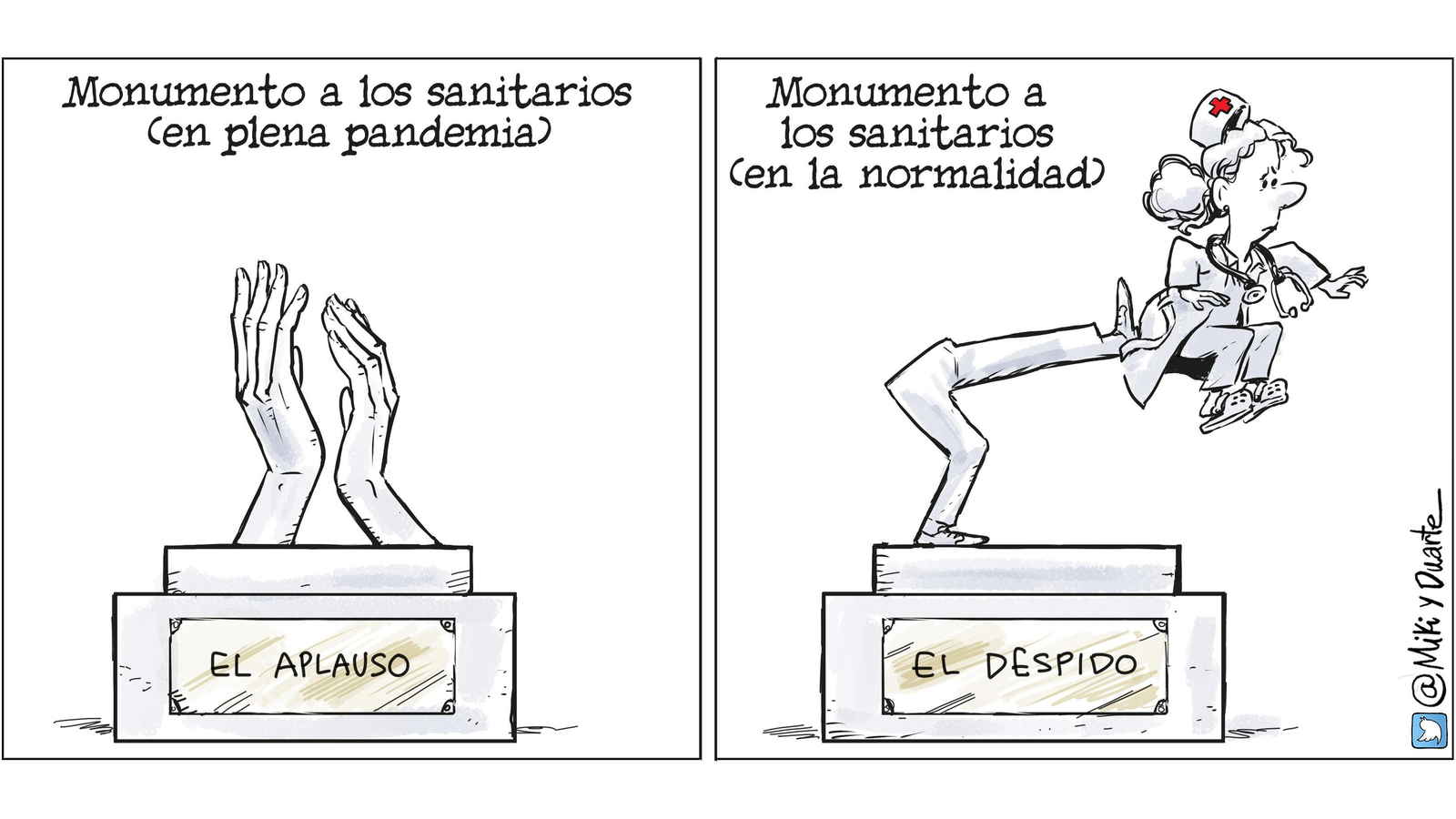 Sanitarios despedidos