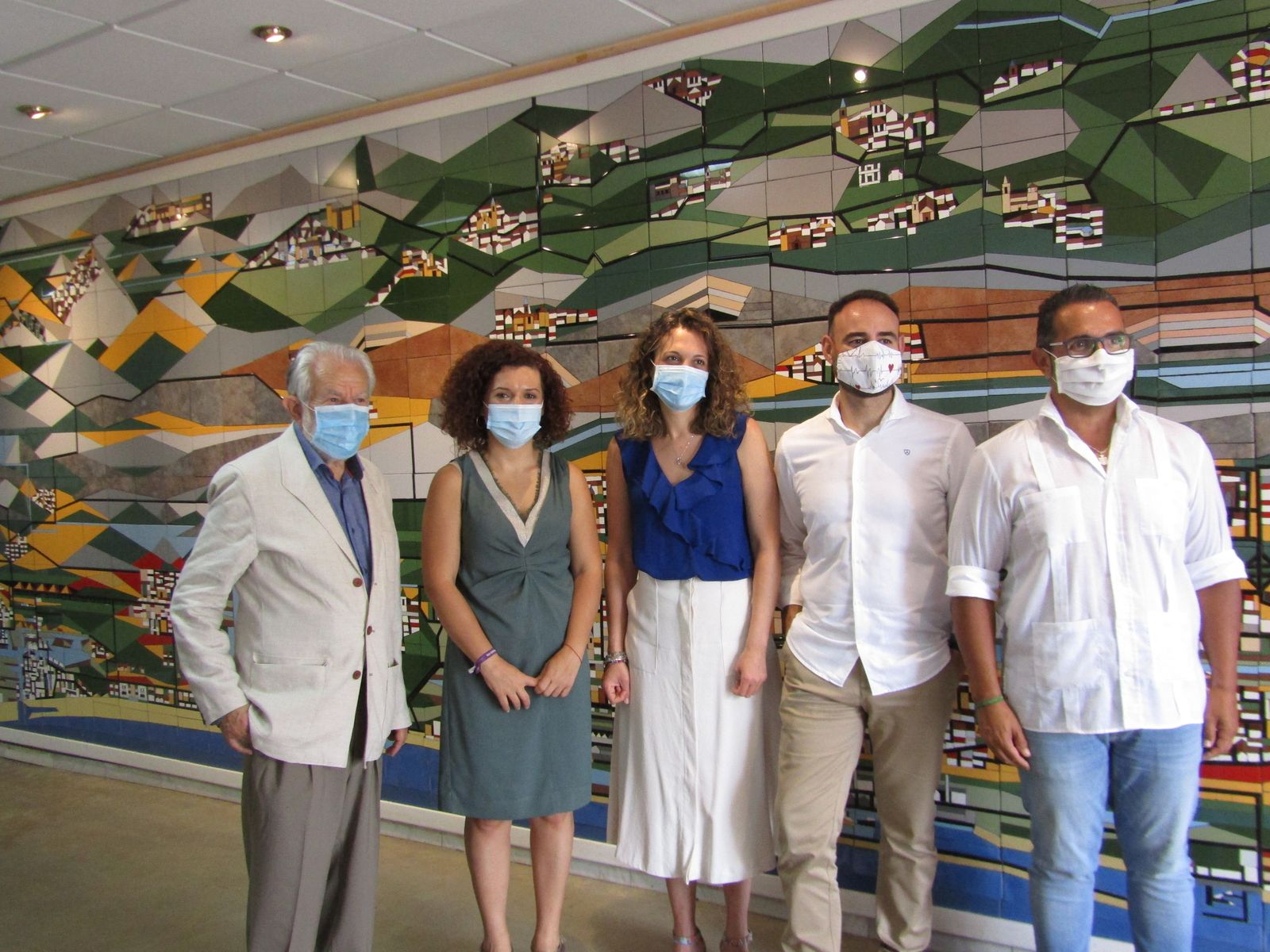 Visita de la Diputación de Huelva a la Fundación Valdocco.