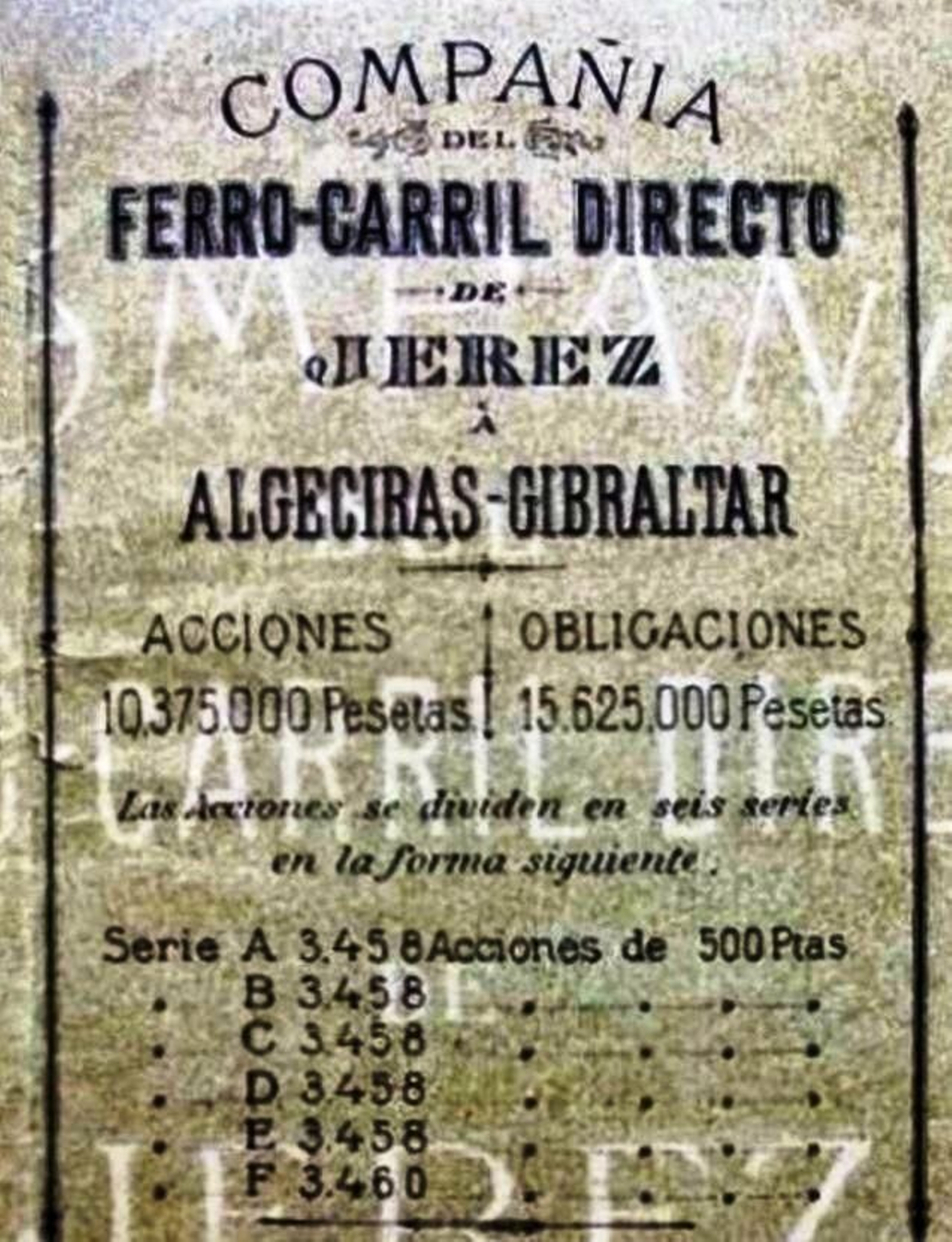 Resguardo de Acción del ferrocarril.