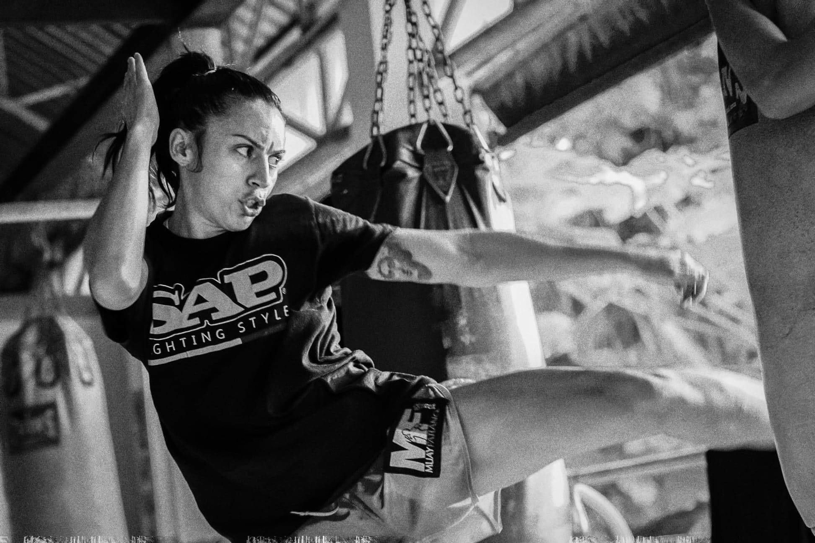 Desiree Rovira, en acción durante un entrenamiento reciente en Tailandia.