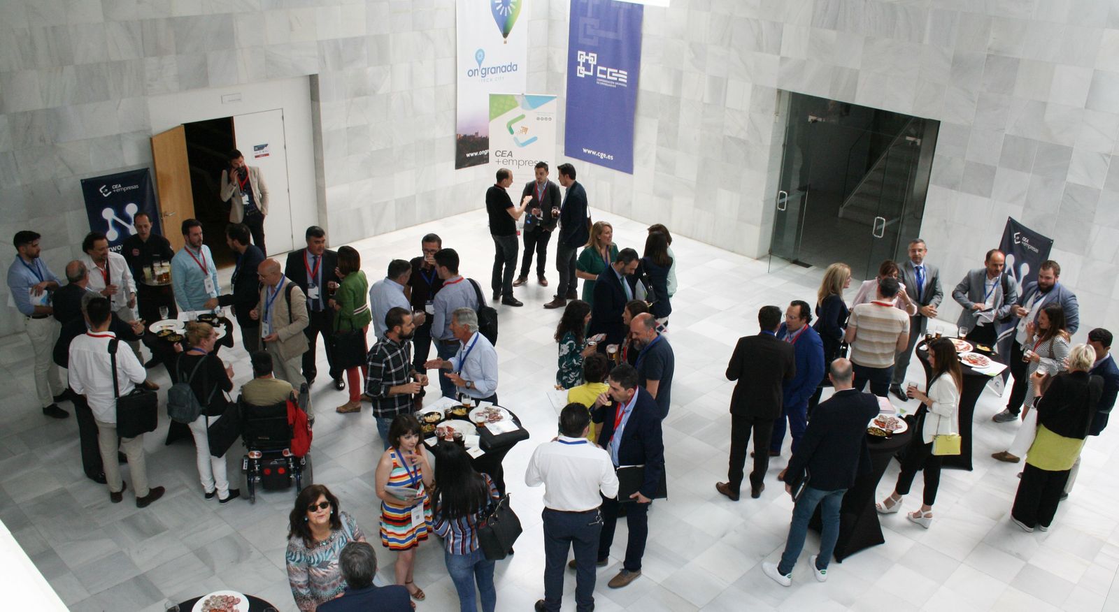 Un networking realizado por la Confederación Granadina de Empresarios.