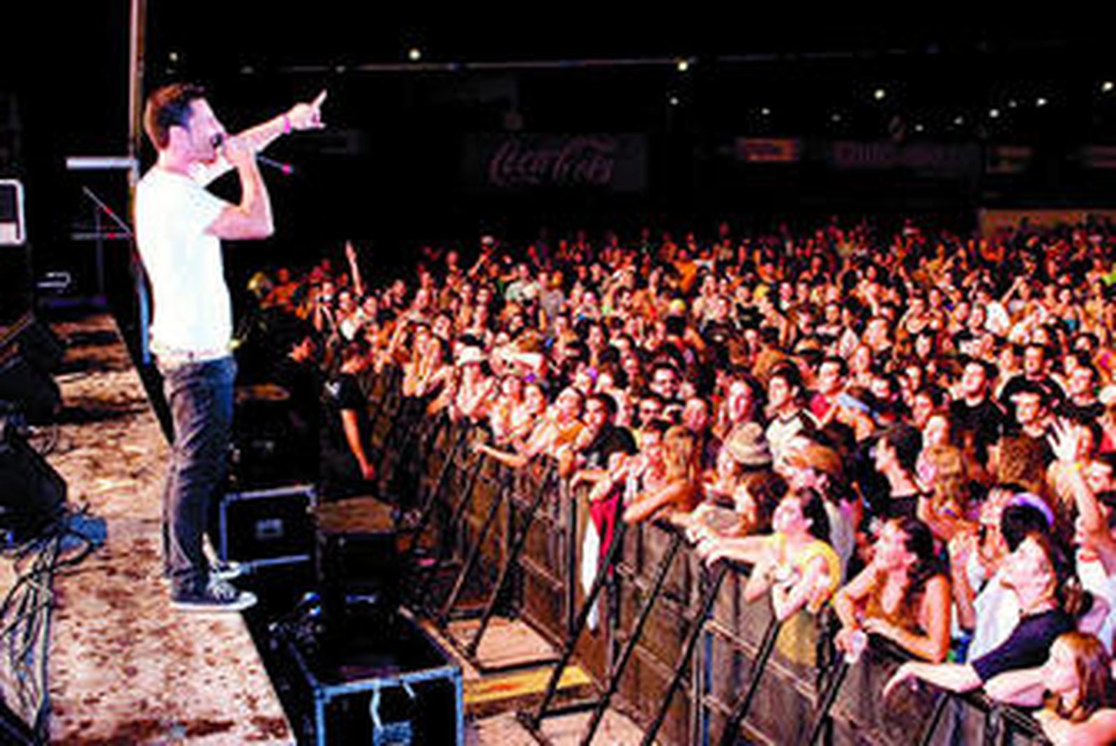 Una de las multitudinarias actuaciones celebradas en Espantapitas.