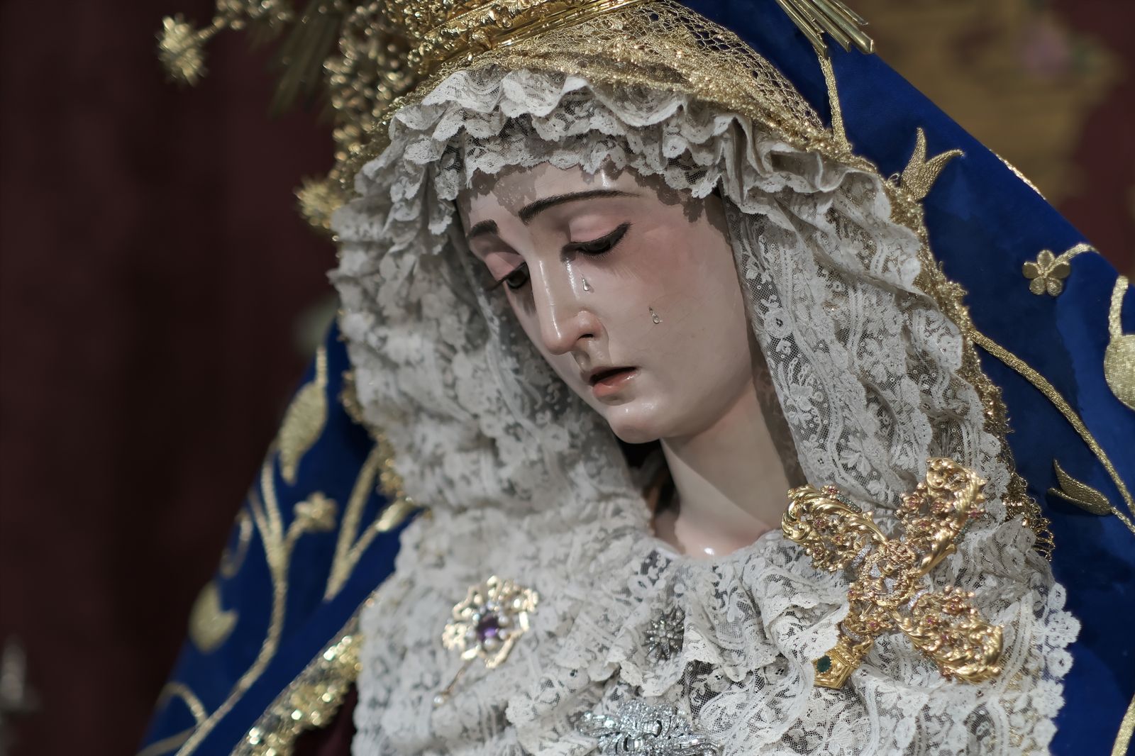 Las imágenes de la veneración a la Virgen del Rosario de Montesión