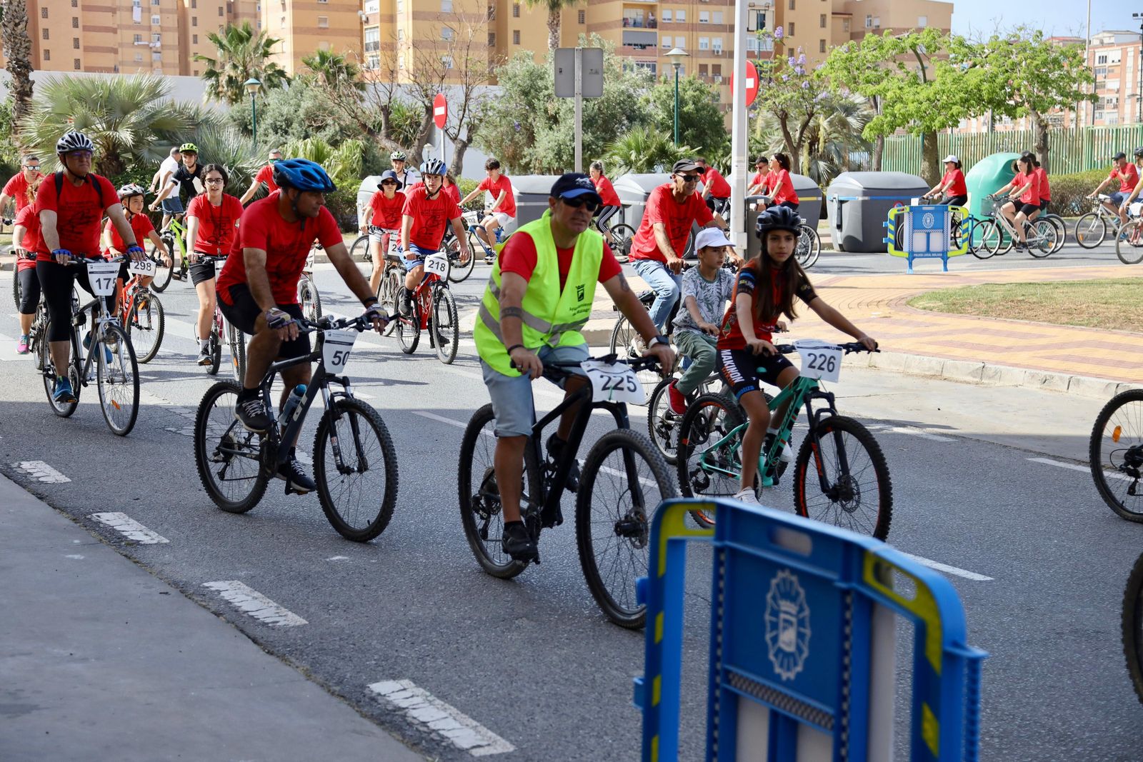 La 'bicicletada' de Cruz de Humilladero, en fotos