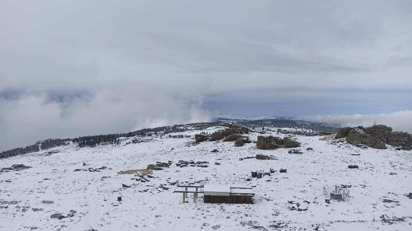 La nevada en Calar Alto