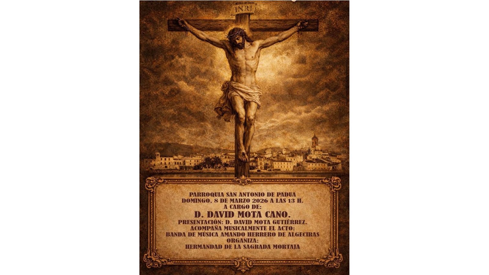 El cartel del pregón juvenil.