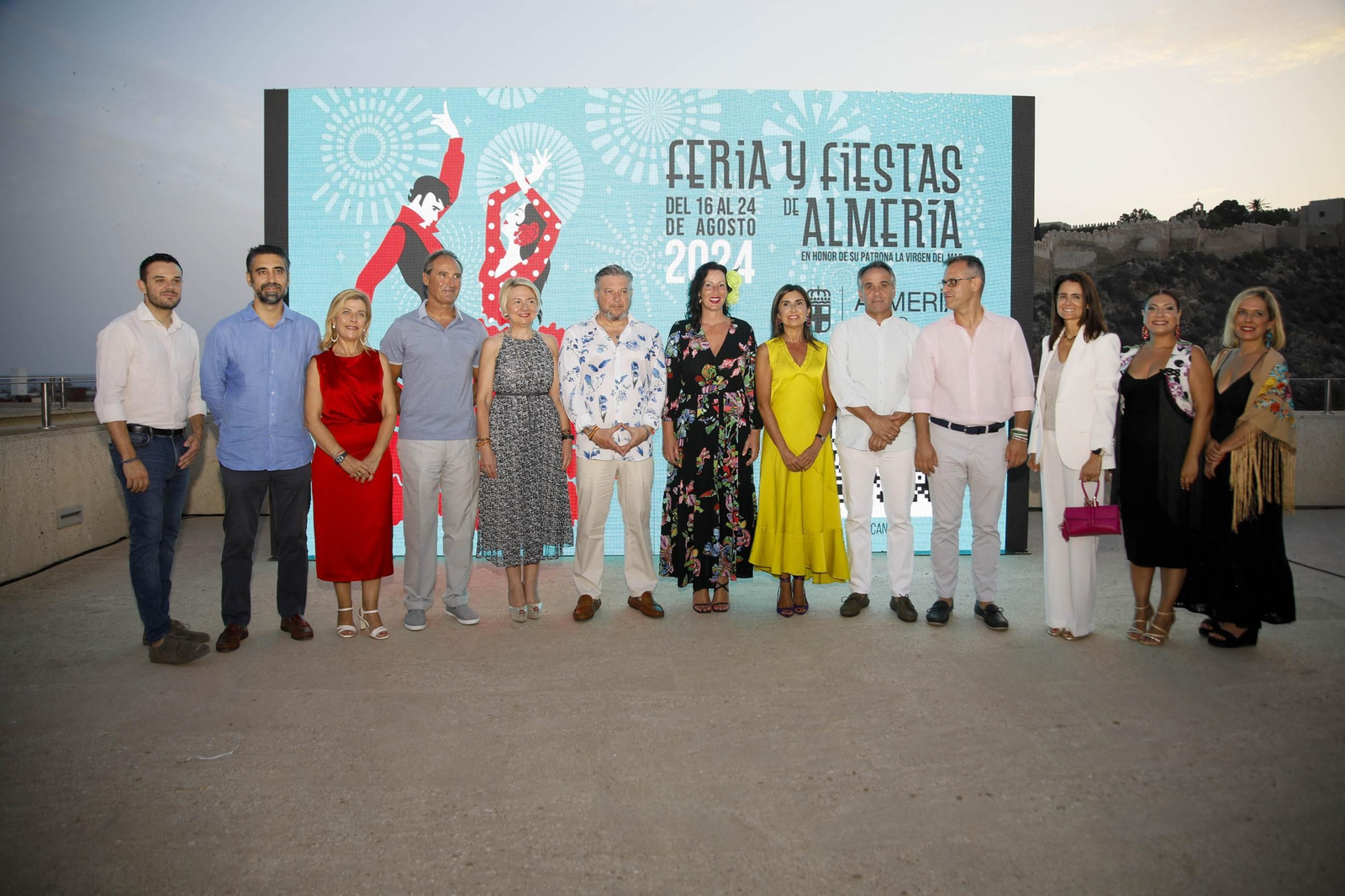 Presentación de la Feria de Almería 2024 en honor de la Virgen del Mar, en imágenes